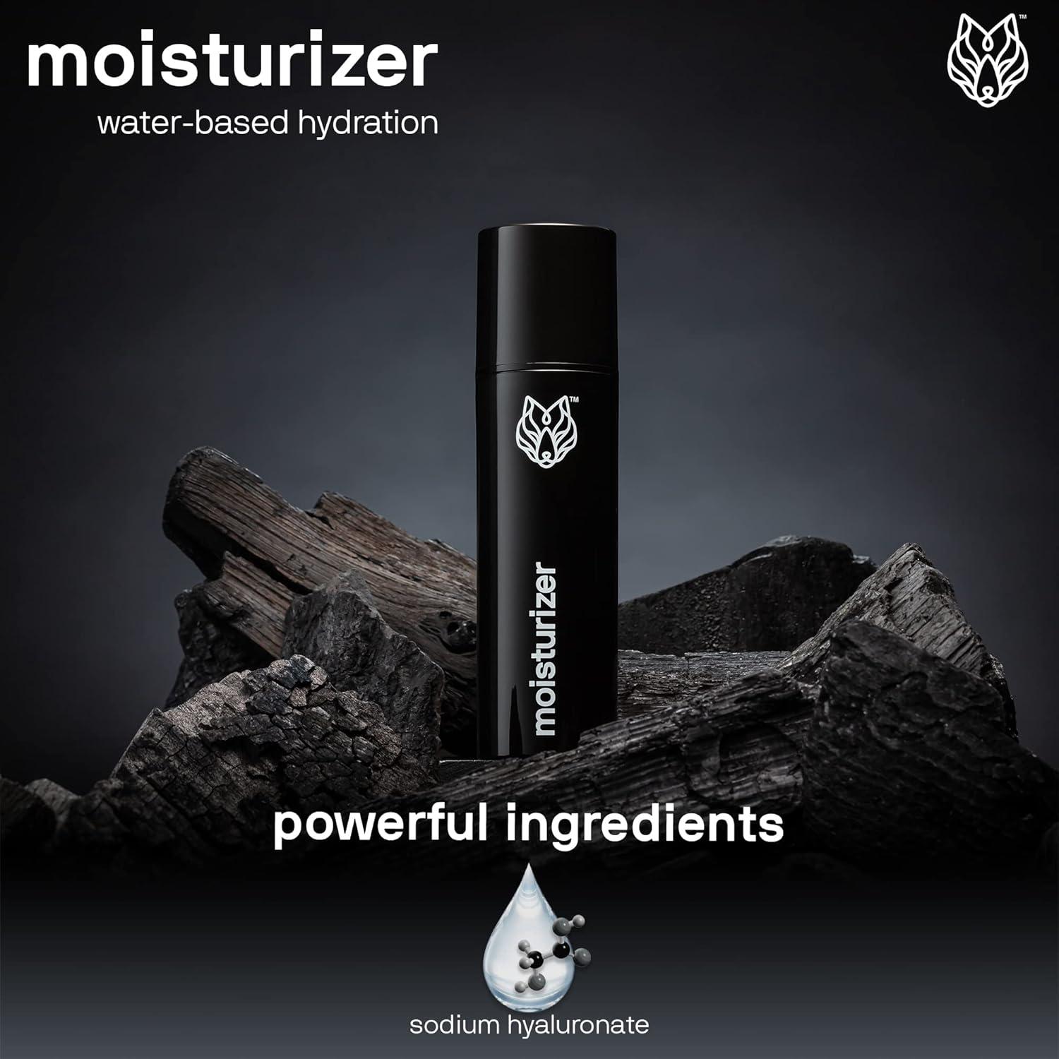 Gel Limpiador Facial y Hidratante Black Wolf - Set 2 Piezas