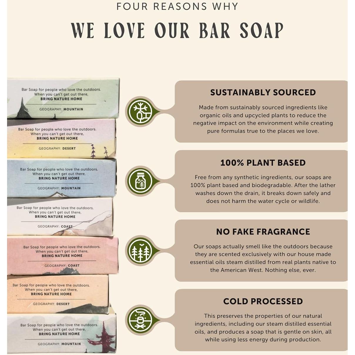 Jabón en Barra Big Sur Juniper Ridge - 113.4g Natural