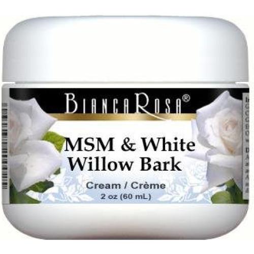 Crema Bianca Rosa de MSM y Corteza de Sauce Blanco 100 g