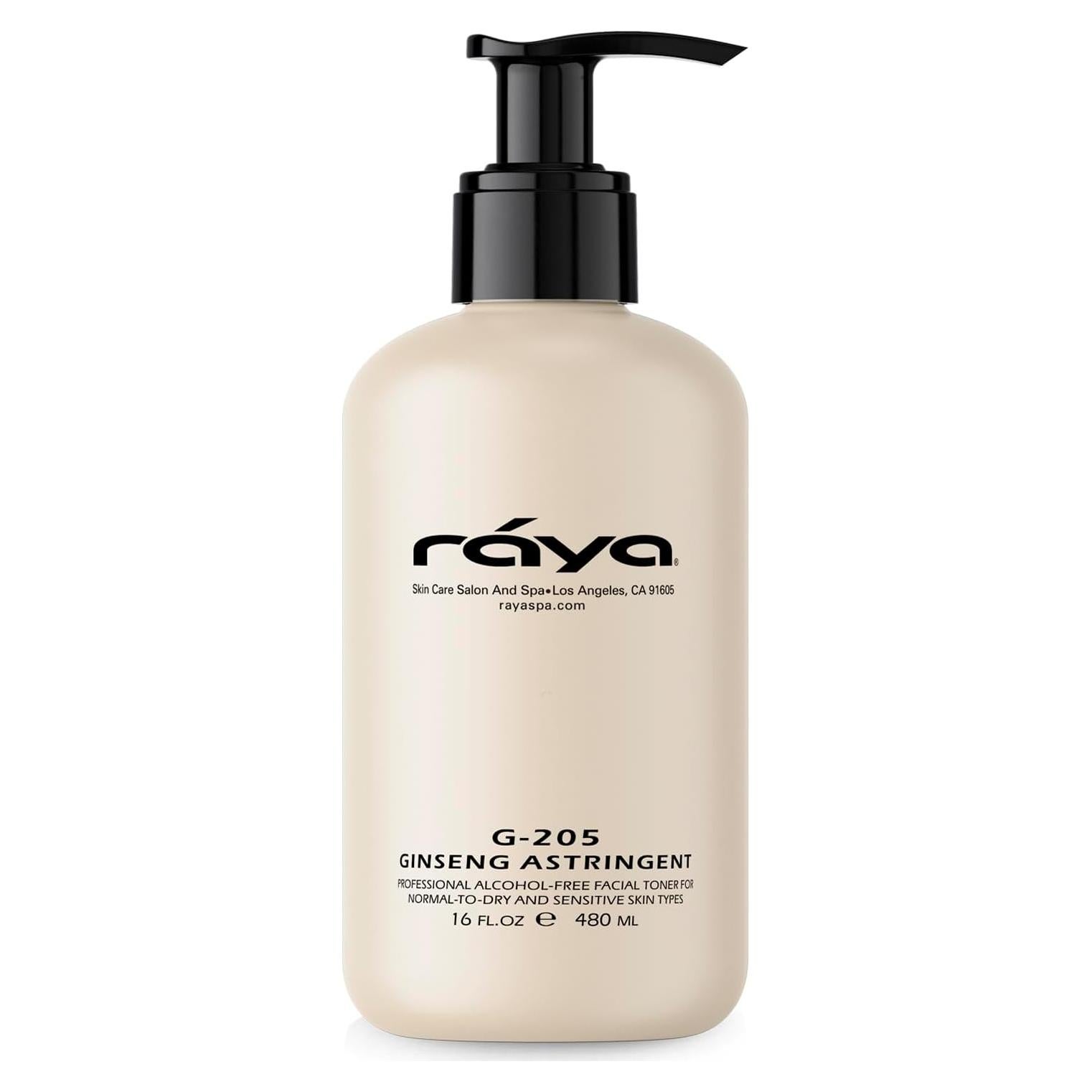 Tónico Facial Astringente RAYA Ginseng 473 ml - Ácido Glicólico