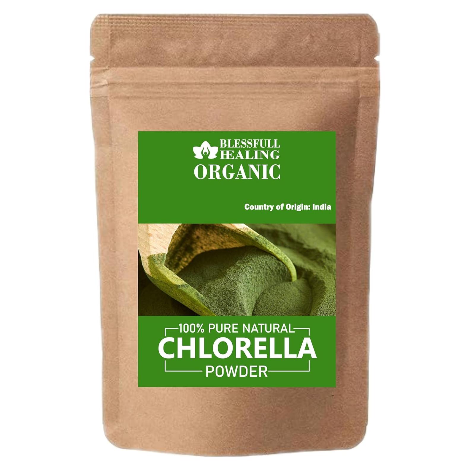Polvo de Chlorella Orgánica 100% Puro Blessfull Healing 100g