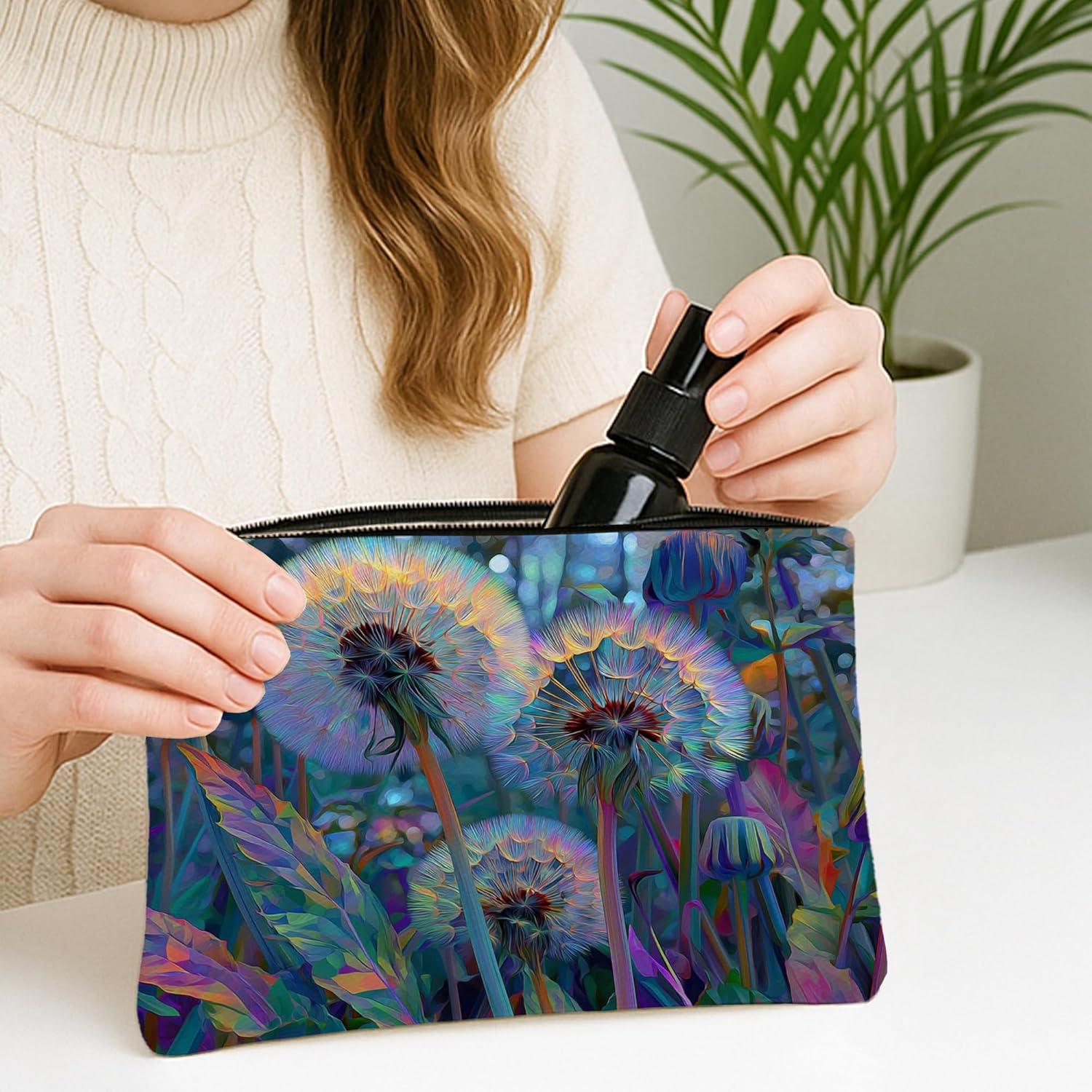 Bolsa de Maquillaje Diente de León Genérico 17.8x22.9 cm