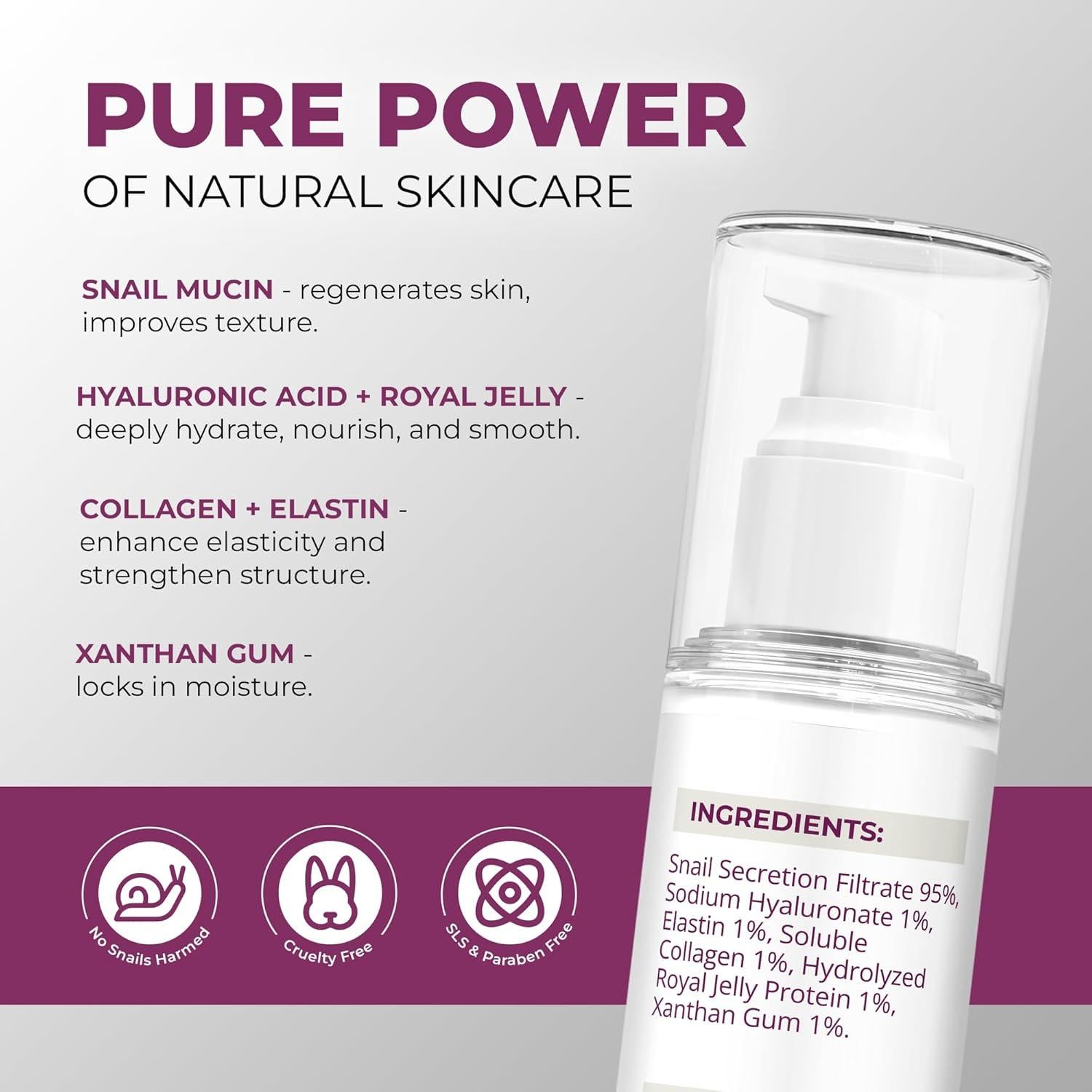 Suero de Mucina de Caracol Caresilk 100 ml - Hidratante Avanzado