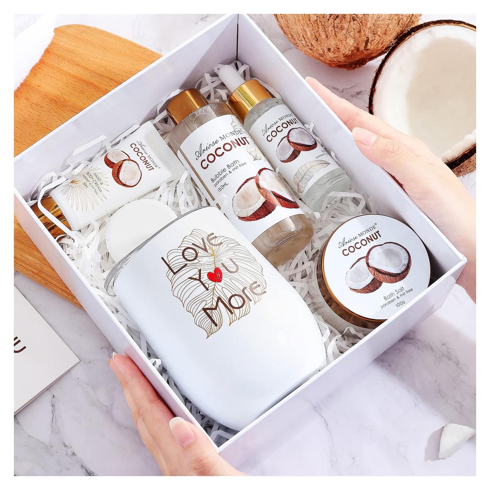 Caja de Regalo de Spa para Mujeres ArioseMonde - 8 Piezas