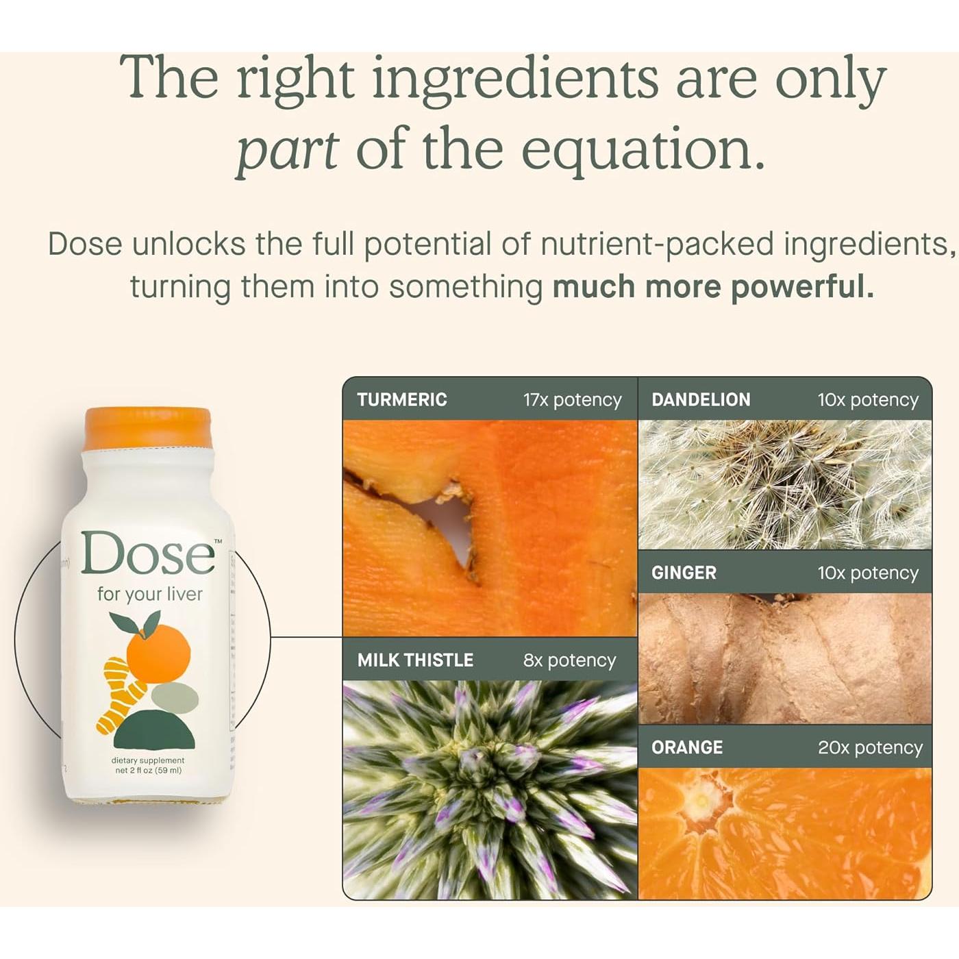 Suplemento Hepático Dose 16oz - Cardo Mariano, Cúrcuma, 3 Botellas