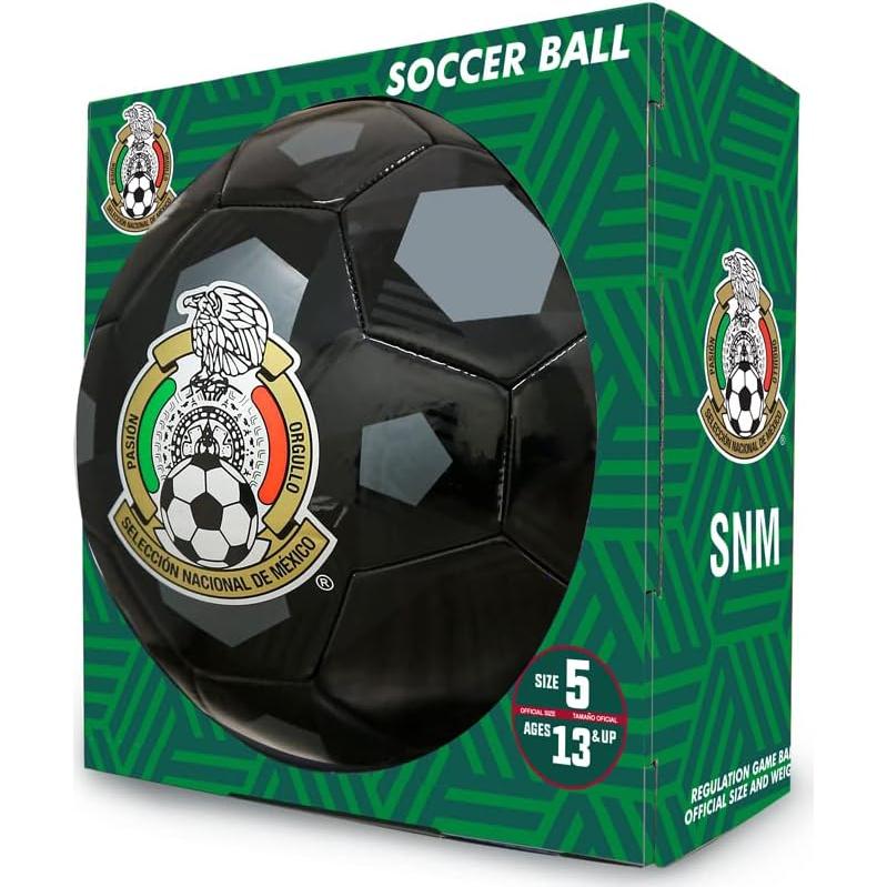 Balón de Fútbol Icon Sports Tamaño 5 Negro Licenciado