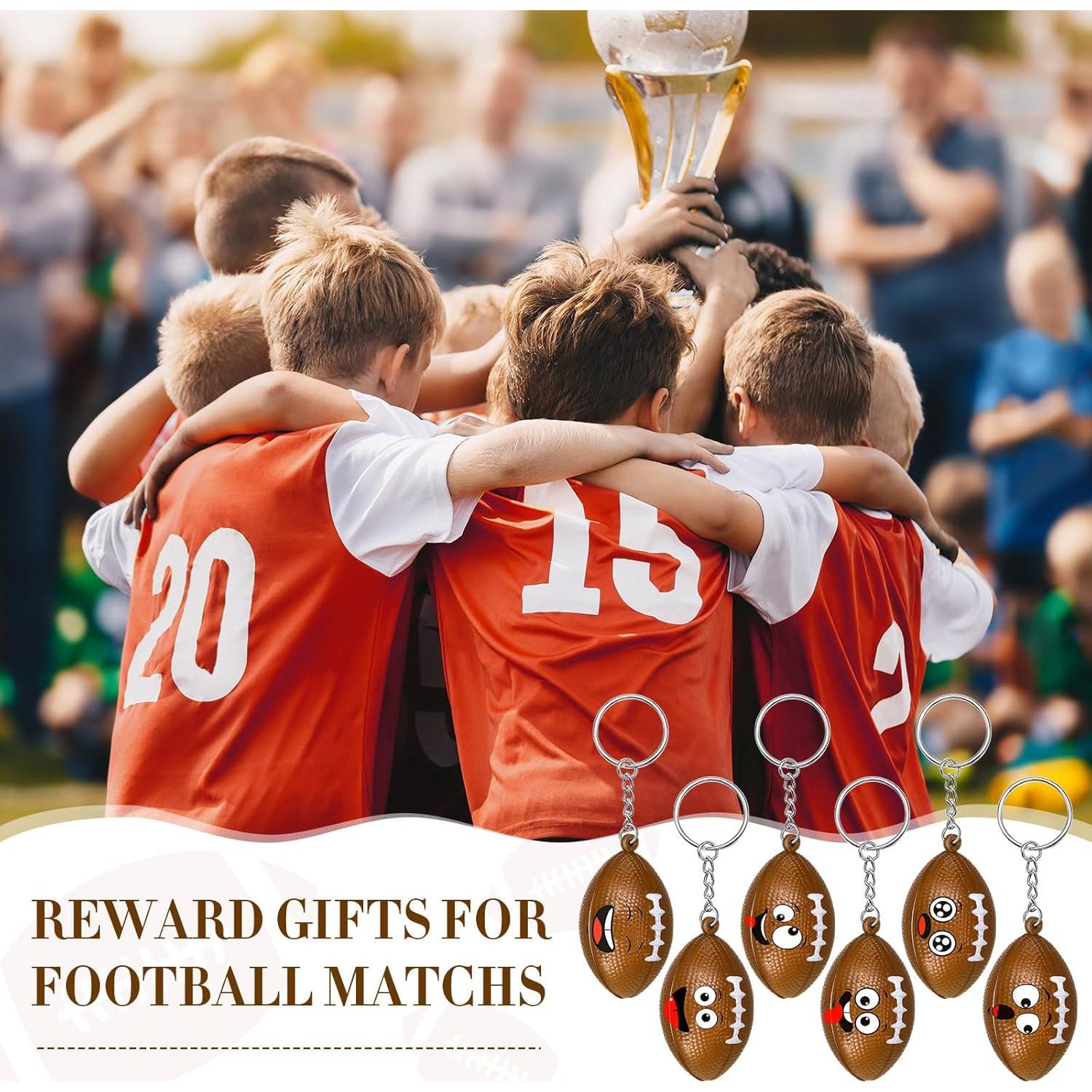 12 Llaveros Antiestrés Deportivos Arrowbash Fútbol 4 cm