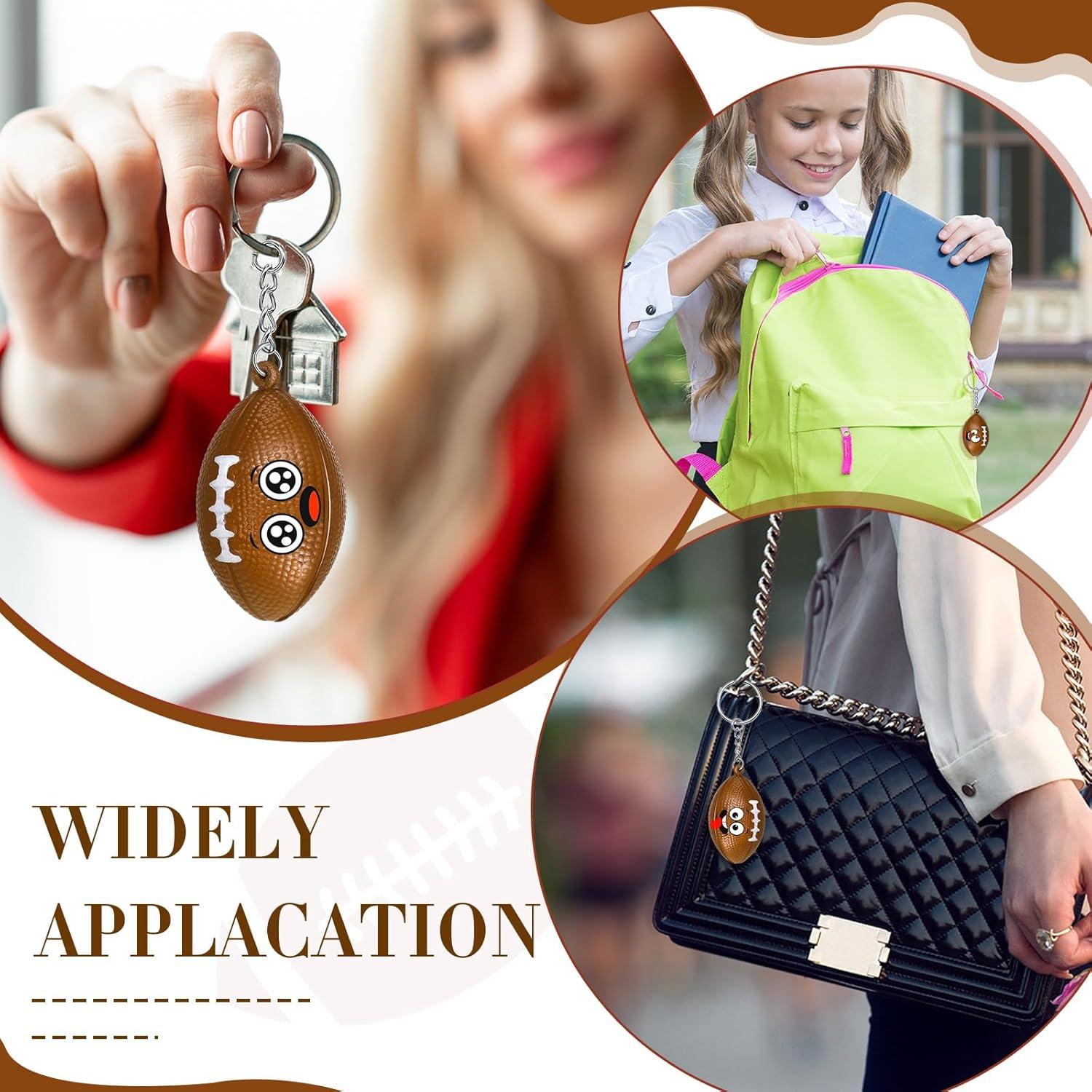 12 Llaveros Antiestrés Deportivos Arrowbash Fútbol 4 cm