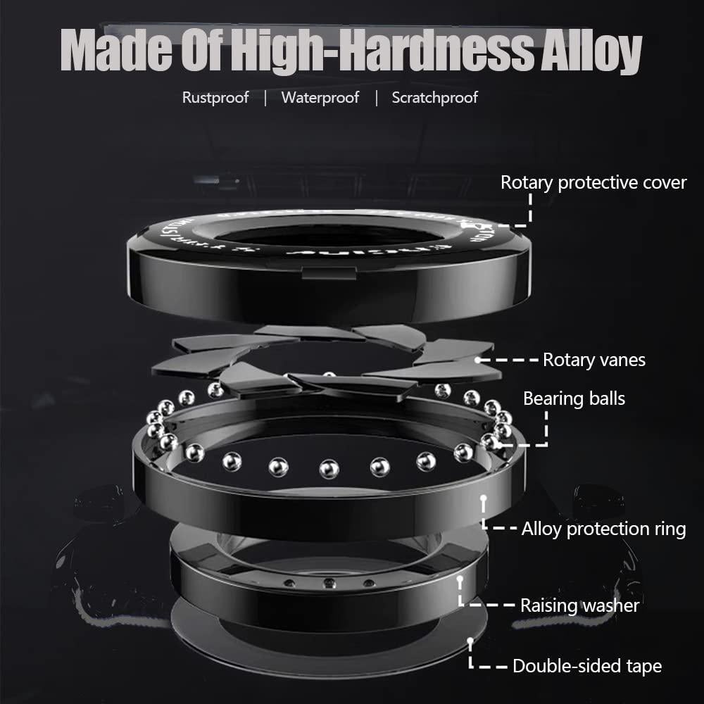 Cubierta de Botón de Inicio Tybasthe Negra para Coche