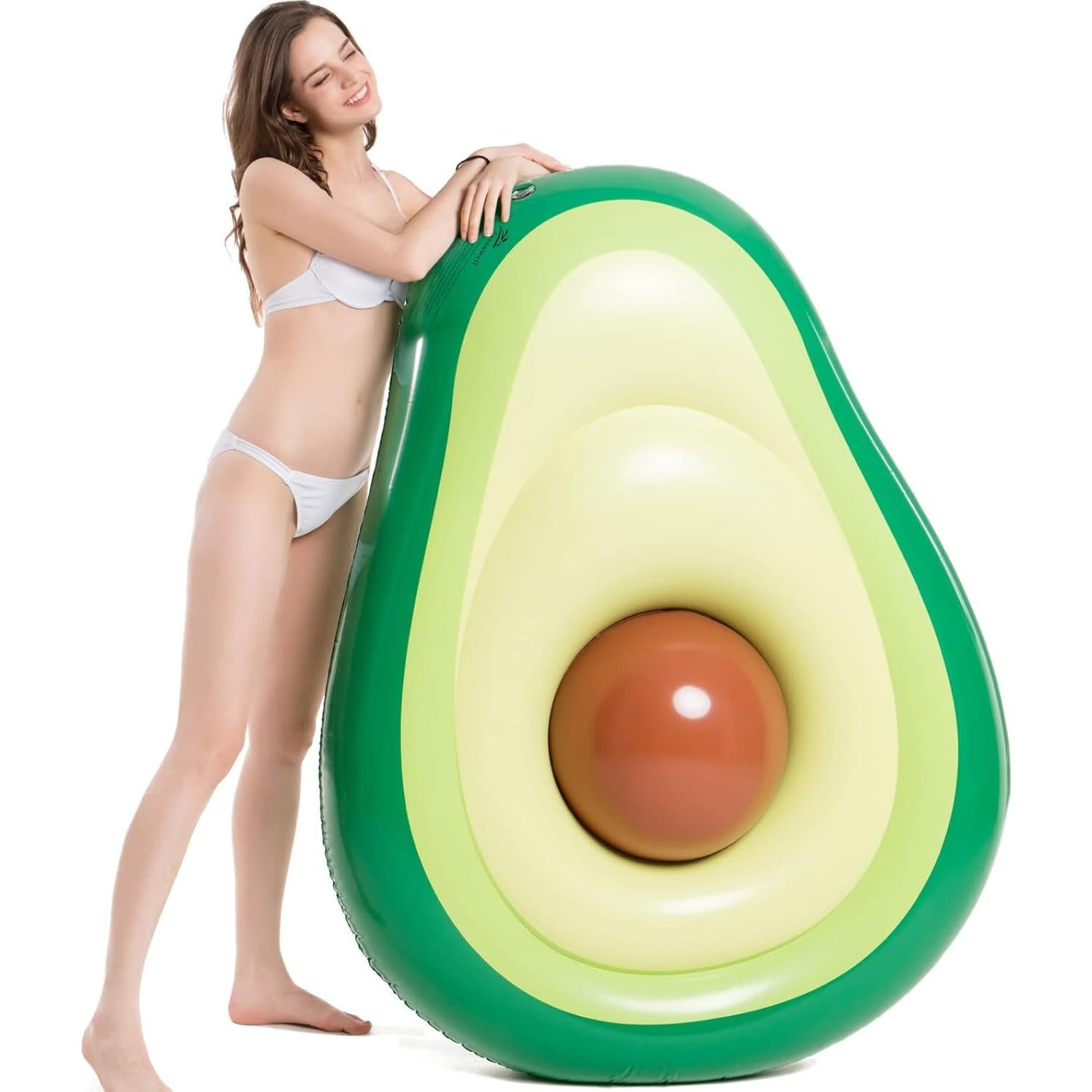 Flotador Inflable Aguacate Jasonwell Grande 150x110cm