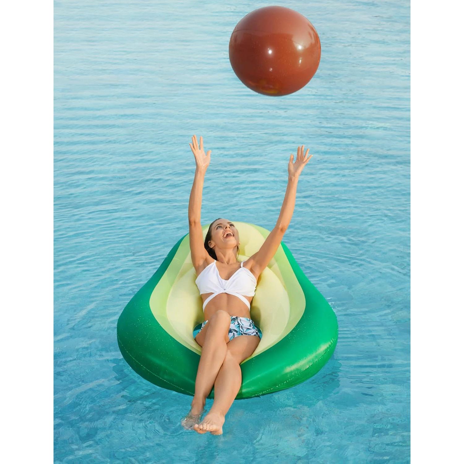 Flotador Inflable Aguacate Jasonwell Grande 150x110cm