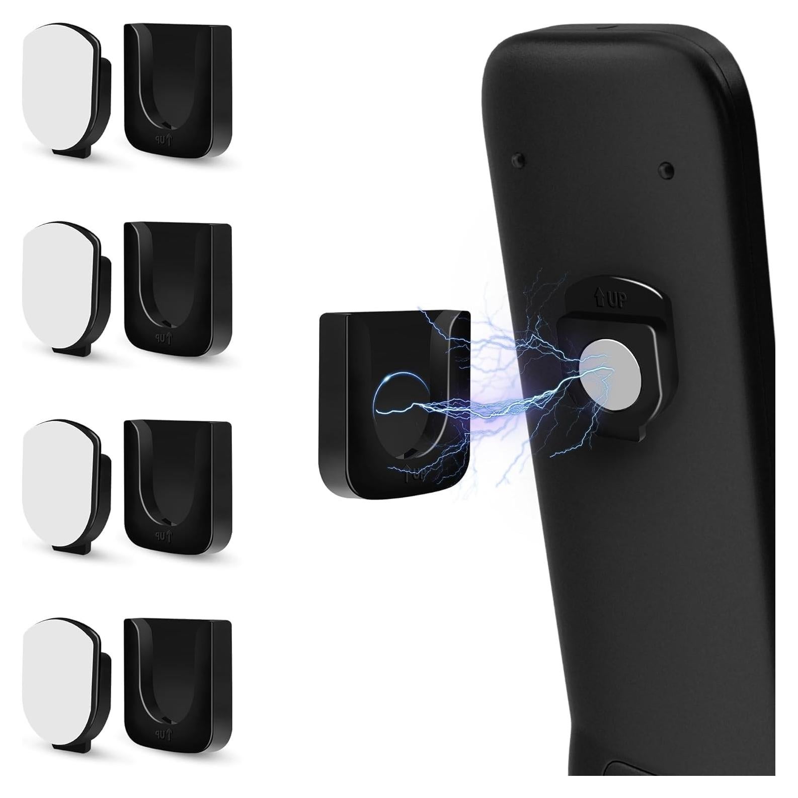 Soporte Magnético para Control Remoto GUZE-US 4 Piezas Negro