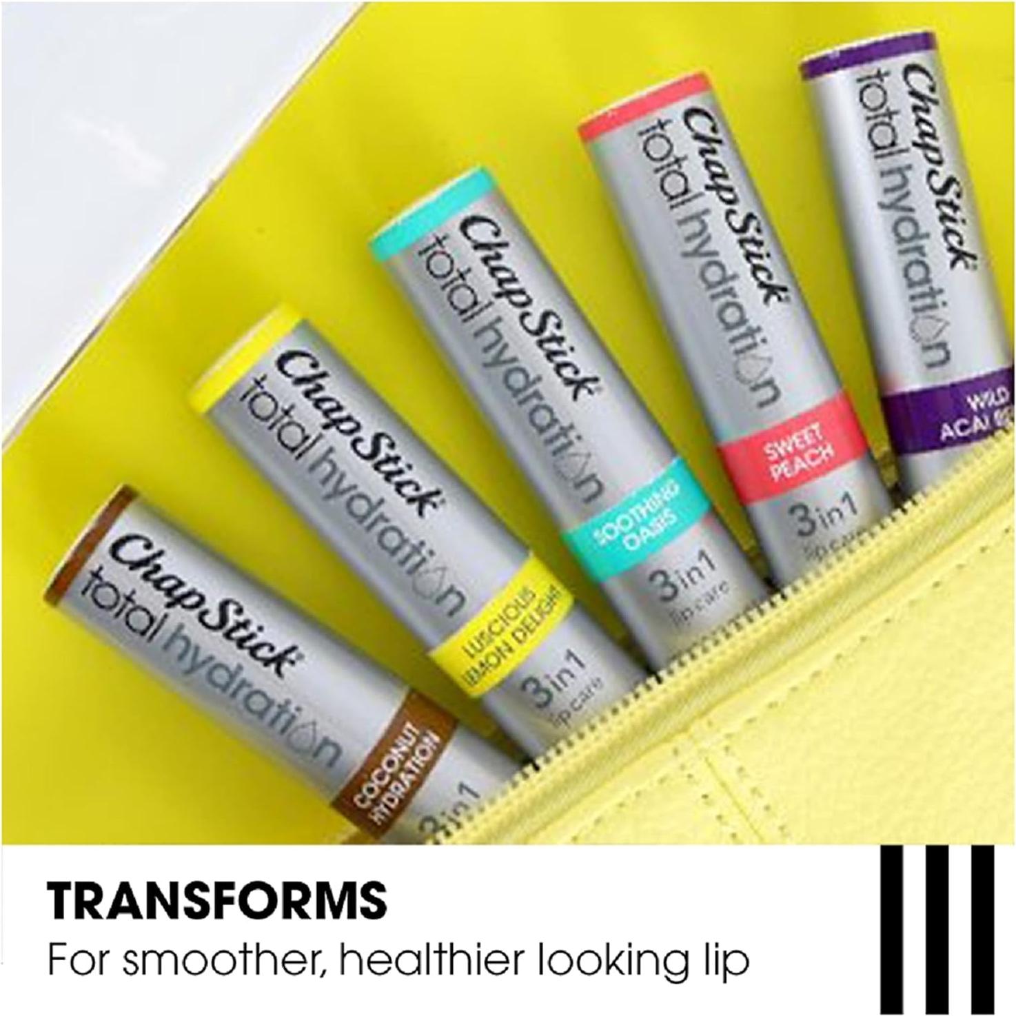 Bálsamo Labial ChapStick Hidratación Total Coco 3.4 g