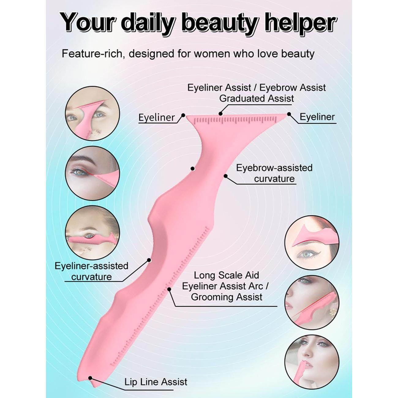 Set de Placas de Delineador Multifuncionales YRAKZOIN 2 PCS