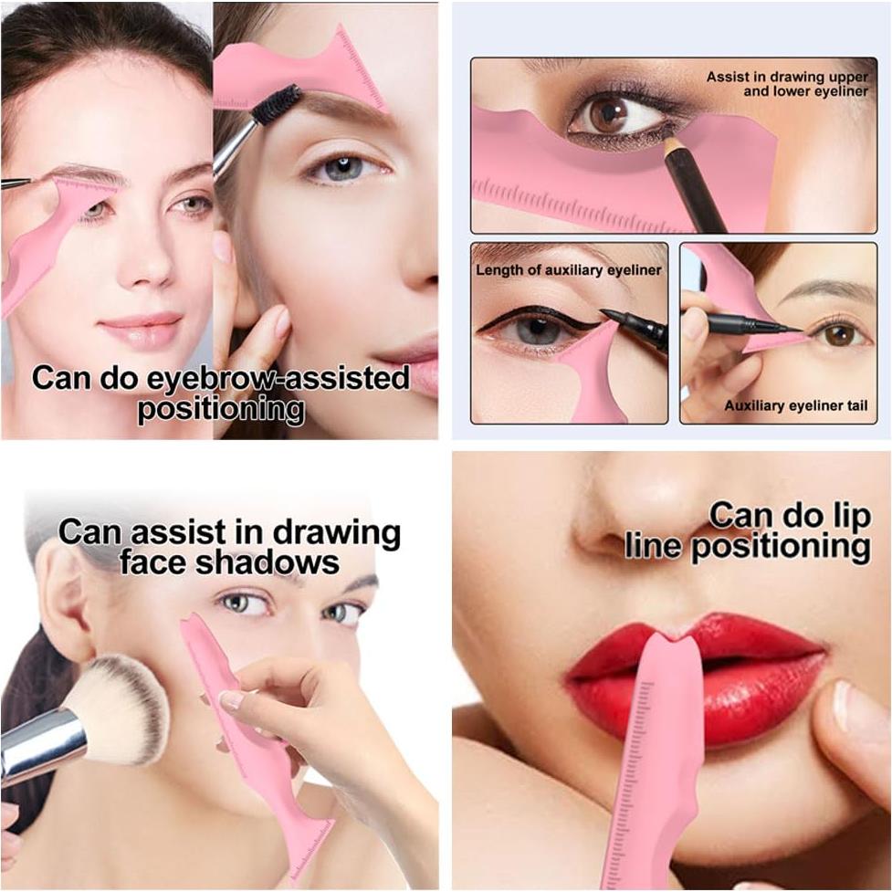 Set de Placas de Delineador Multifuncionales YRAKZOIN 2 PCS