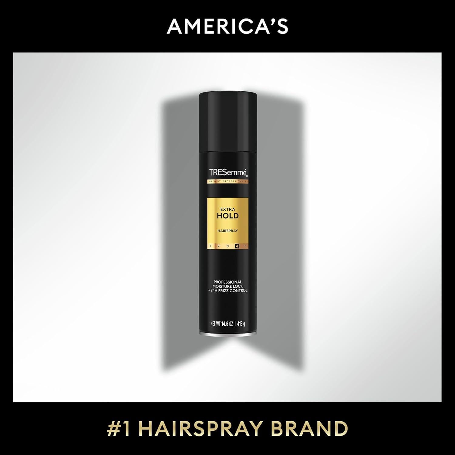Spray TRESemmé Extra Fijación 414 g - Control de Frizz 24H