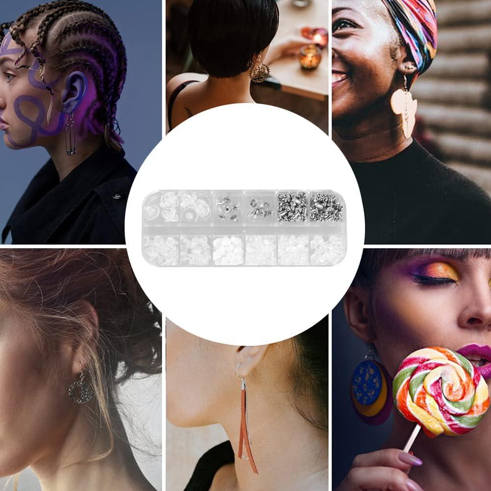 Resortes para Pendientes de Gancho DIYEAR - 344 Piezas de Goma