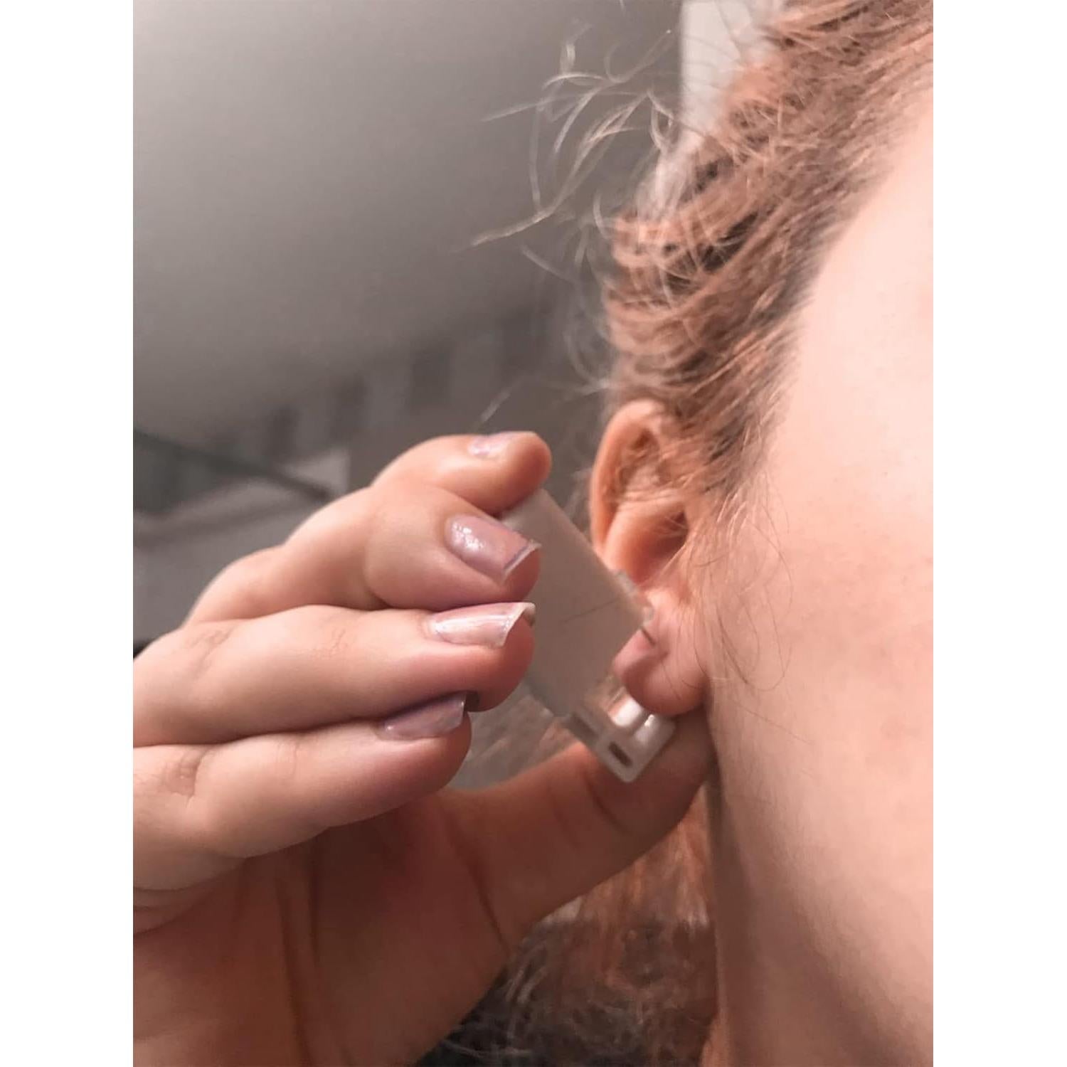 Kit de perforación de orejas desechable ZC con aretes de zirconia