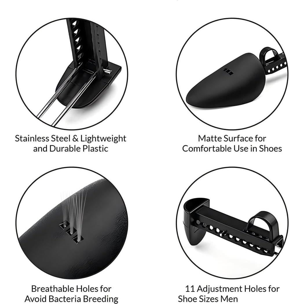 Soporte Ajustable para Zapatos Hombres - Estirador de Botas 24-31cm