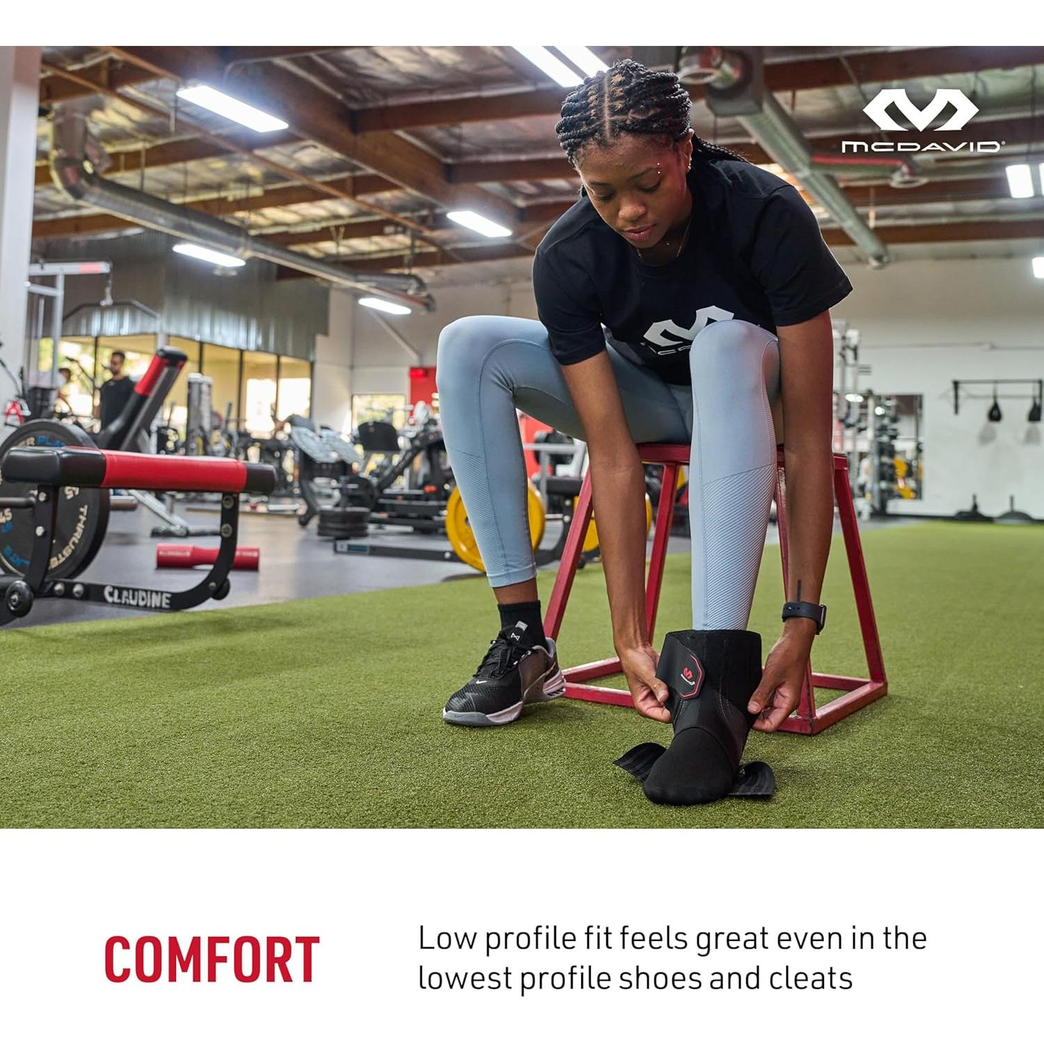 Faja de Tobillo McDavid Phantom Sin Cordones para Deportes