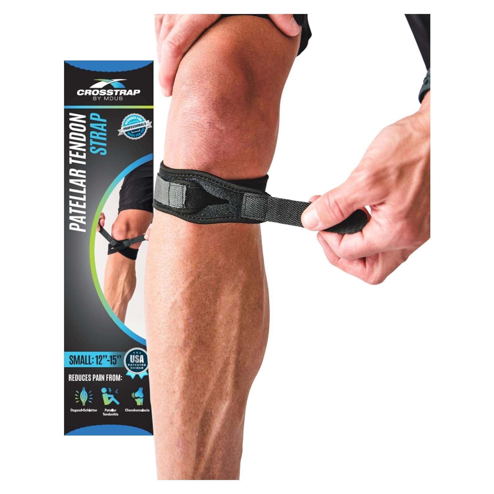 Correa de Rodilla Patelar MDUB - Faja Estabilizadora Negra