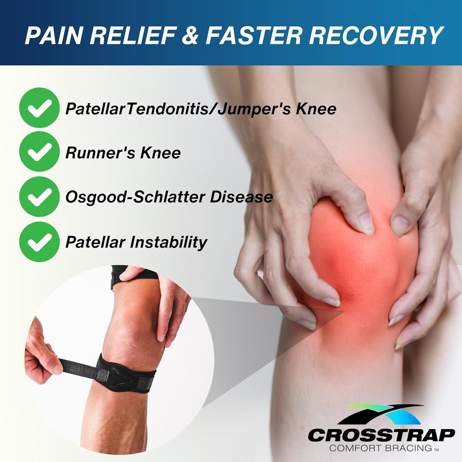 Correa de Rodilla Patelar MDUB - Faja Estabilizadora Negra