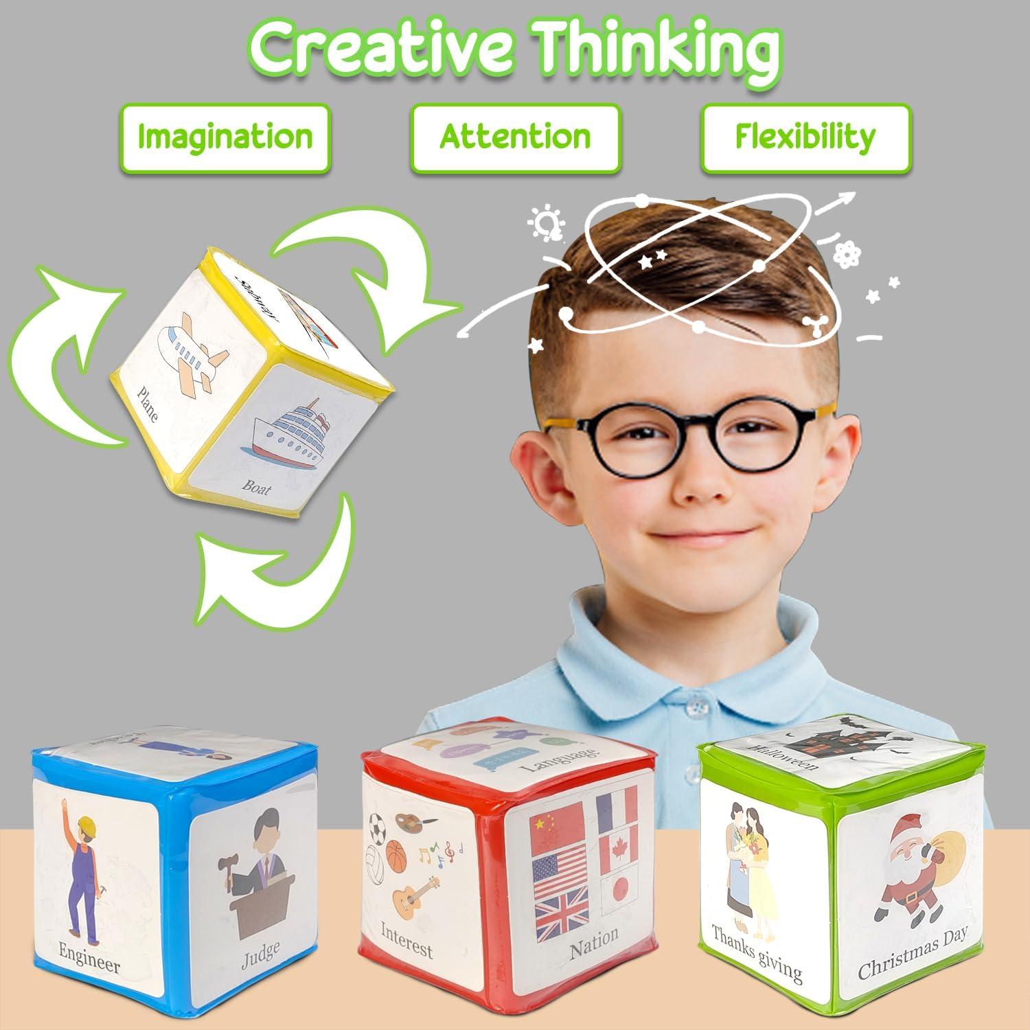 Dados de Espuma Grande BOHEMIABY 9.9 cm para Educación 4 Pcs