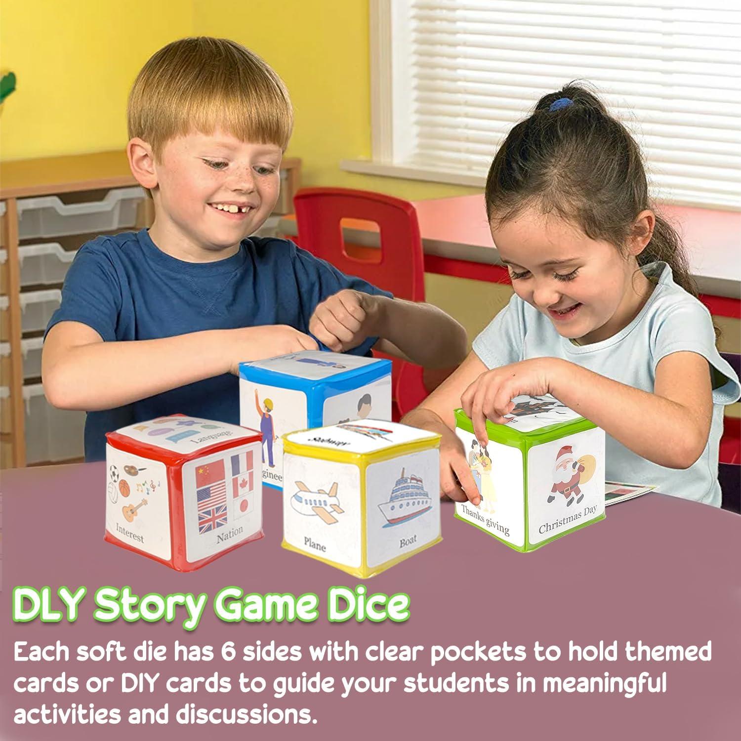 Dados de Espuma Grande BOHEMIABY 9.9 cm para Educación 4 Pcs