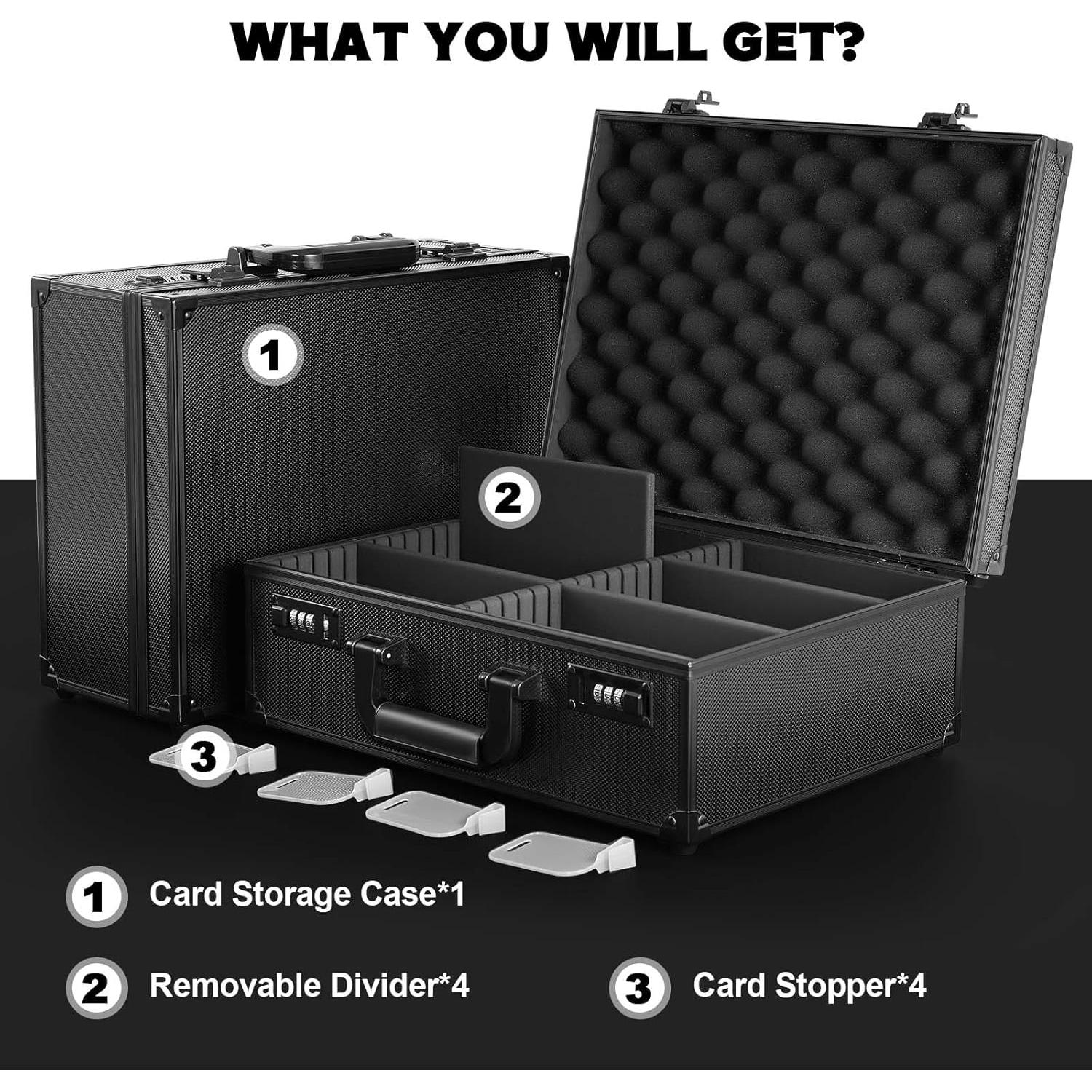 Caja de Almacenamiento Kabinka para Tarjetas 600+ Toploaders