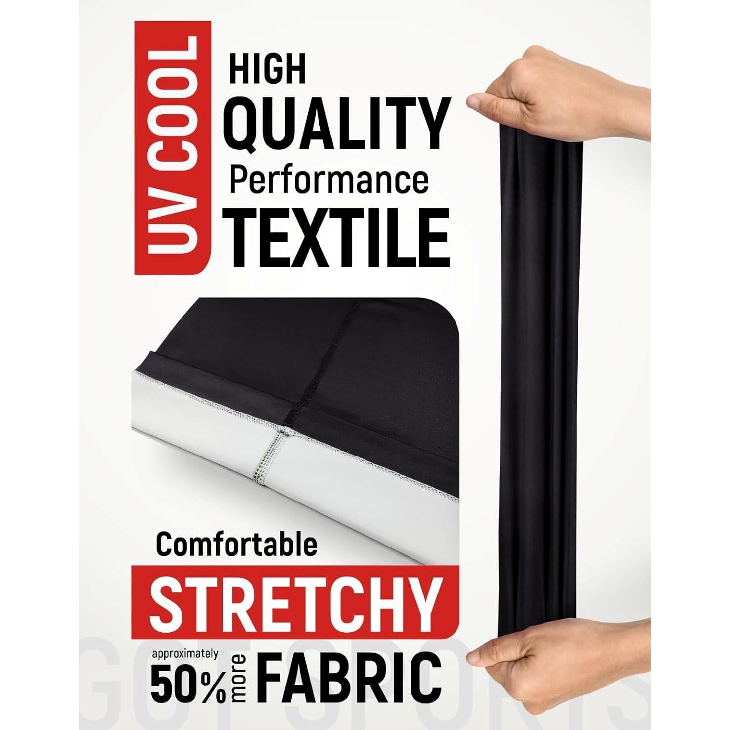 Gaiter de Cuello Refrigerante GOT Sports UPF 50+ Negro