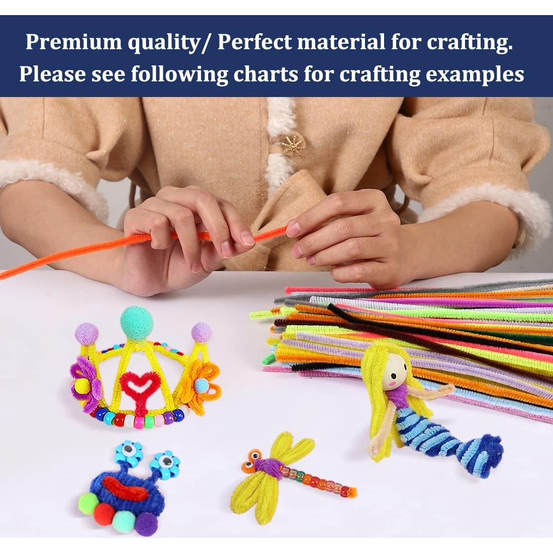 Limpiapipas Beige Bundooraking 200 Pcs 30.5 cm Calidad Premium