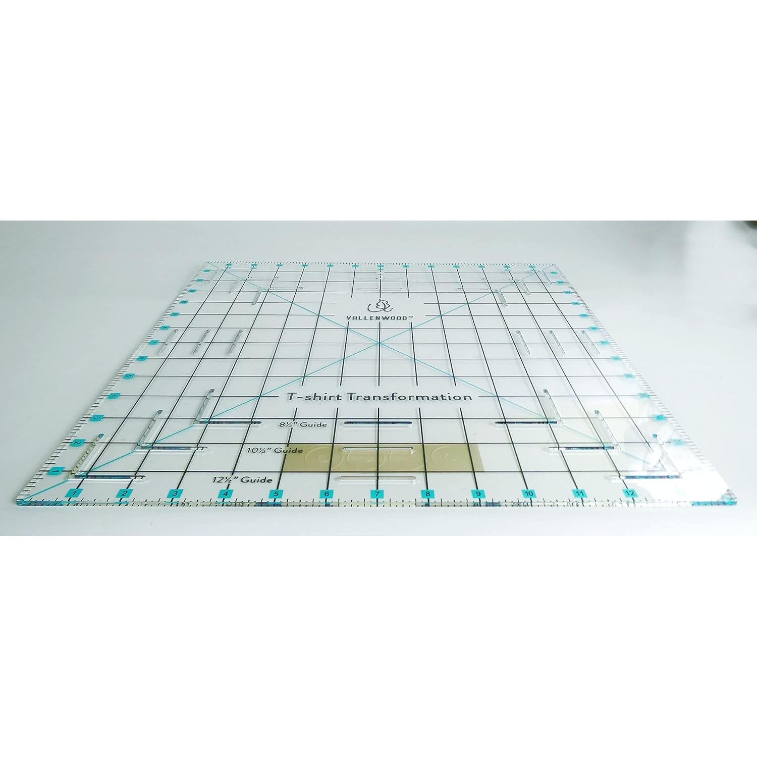 Regla de Alineación Vallenwood 14x14 cm para Camisetas