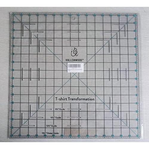 Regla de Alineación Vallenwood 14x14 cm para Camisetas