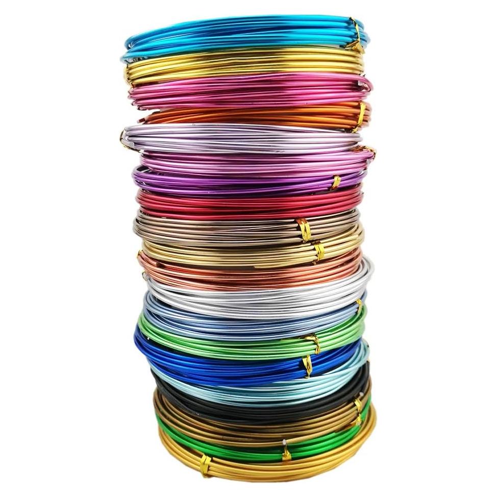 Alambre de Aluminio Flexible Inspirelle 20 Colores 3M 2mm