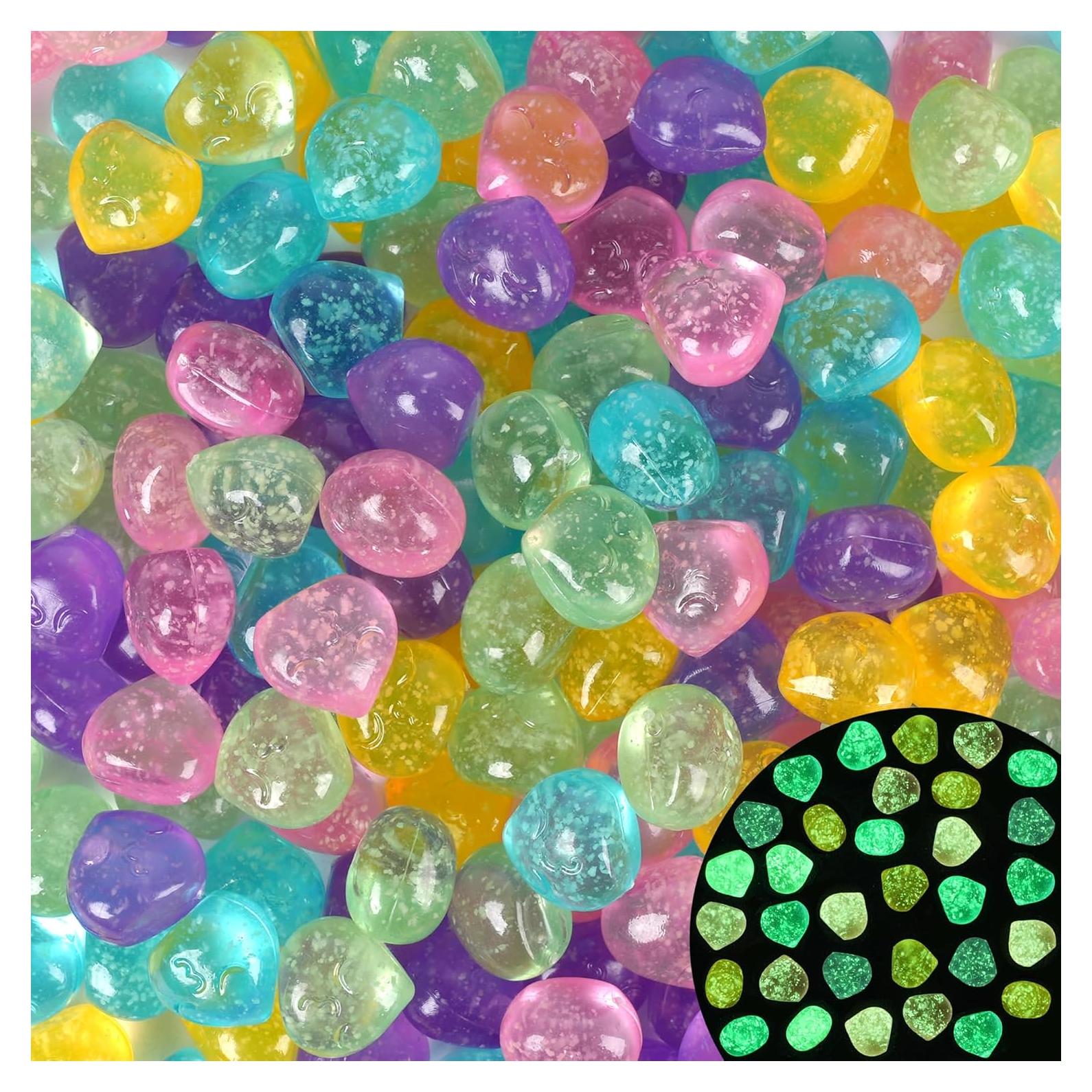 100 Rocas Luminiscentes Brillantes para Decoración - Kaiyuan