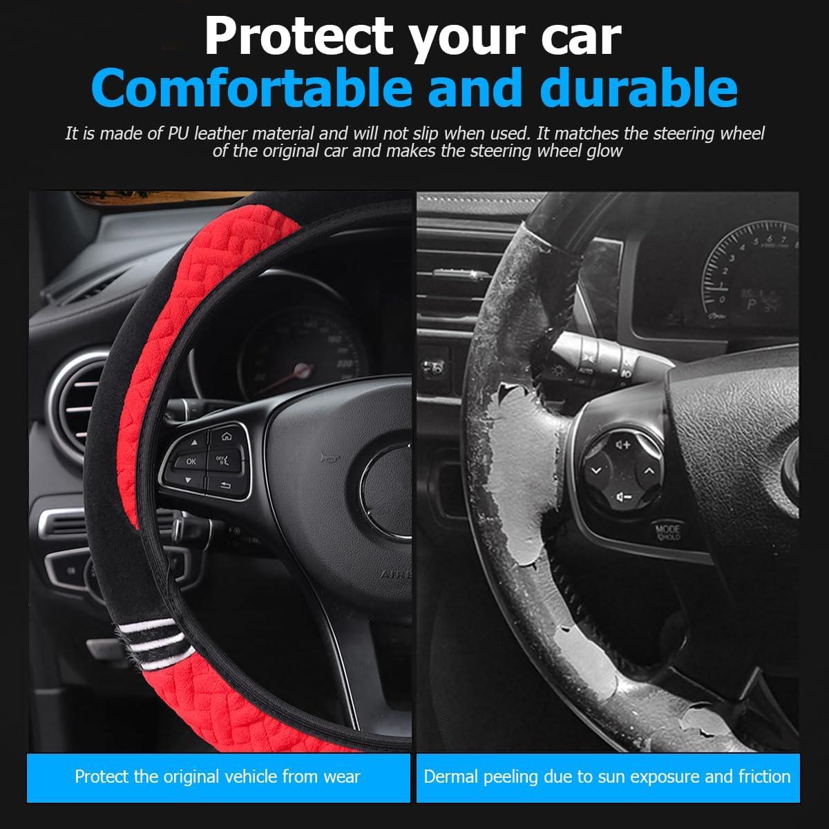 Cubierta de Volante de Peluche Osilly 36.83-38.1 cm Antideslizante