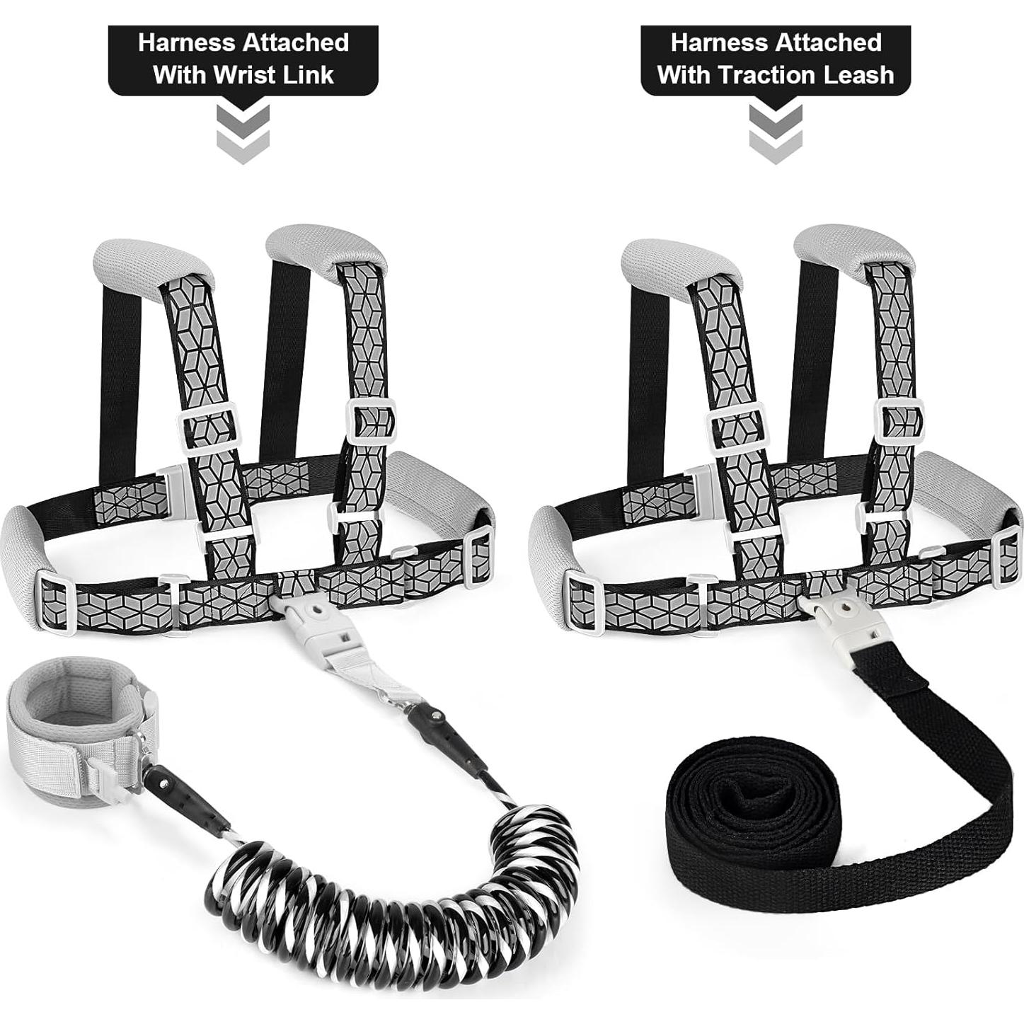 Arnés Antipérdida para Niños Accmor Negro Ajustable