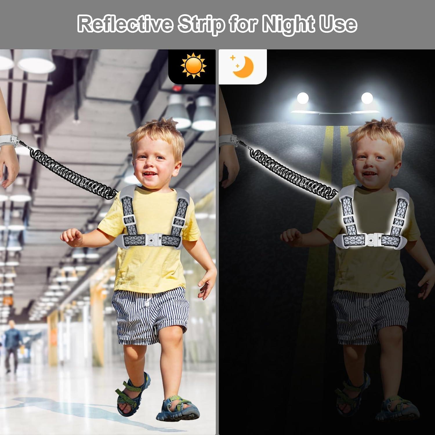 Arnés Antipérdida para Niños Accmor Negro Ajustable