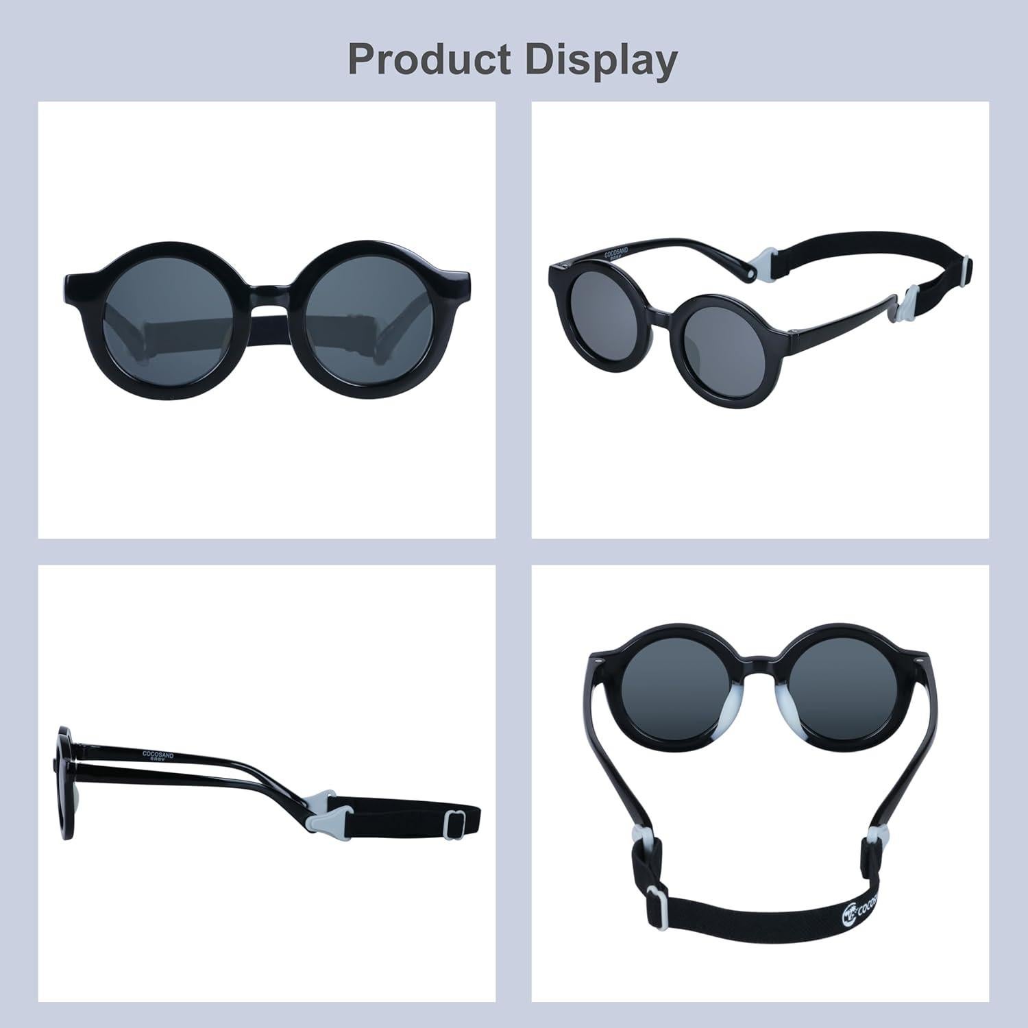 Gafas de sol polarizadas COCOSAND para bebés 0-24 meses