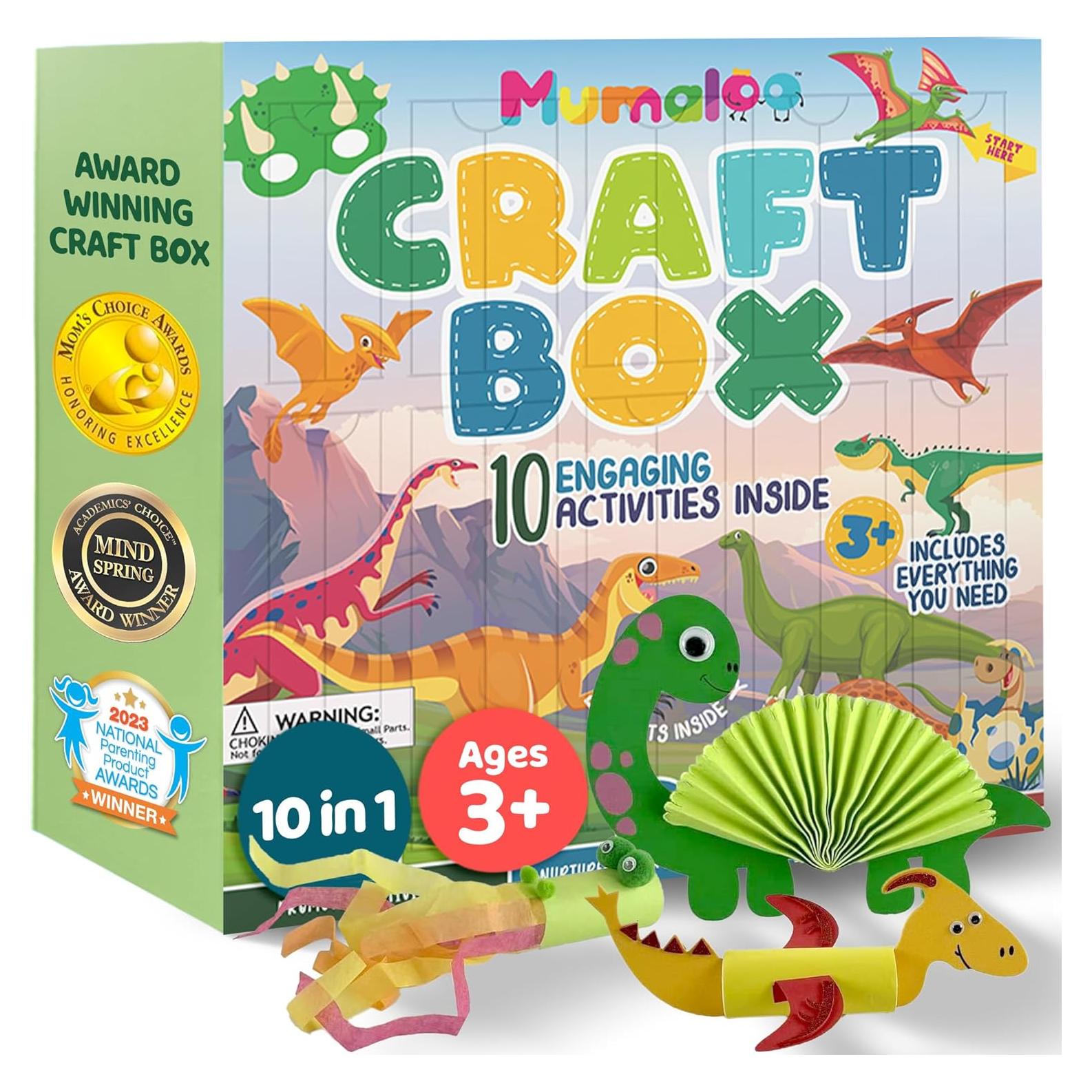 Caja de Manualidades Dinosaurios Mumaloo - 10 Proyectos Creativos