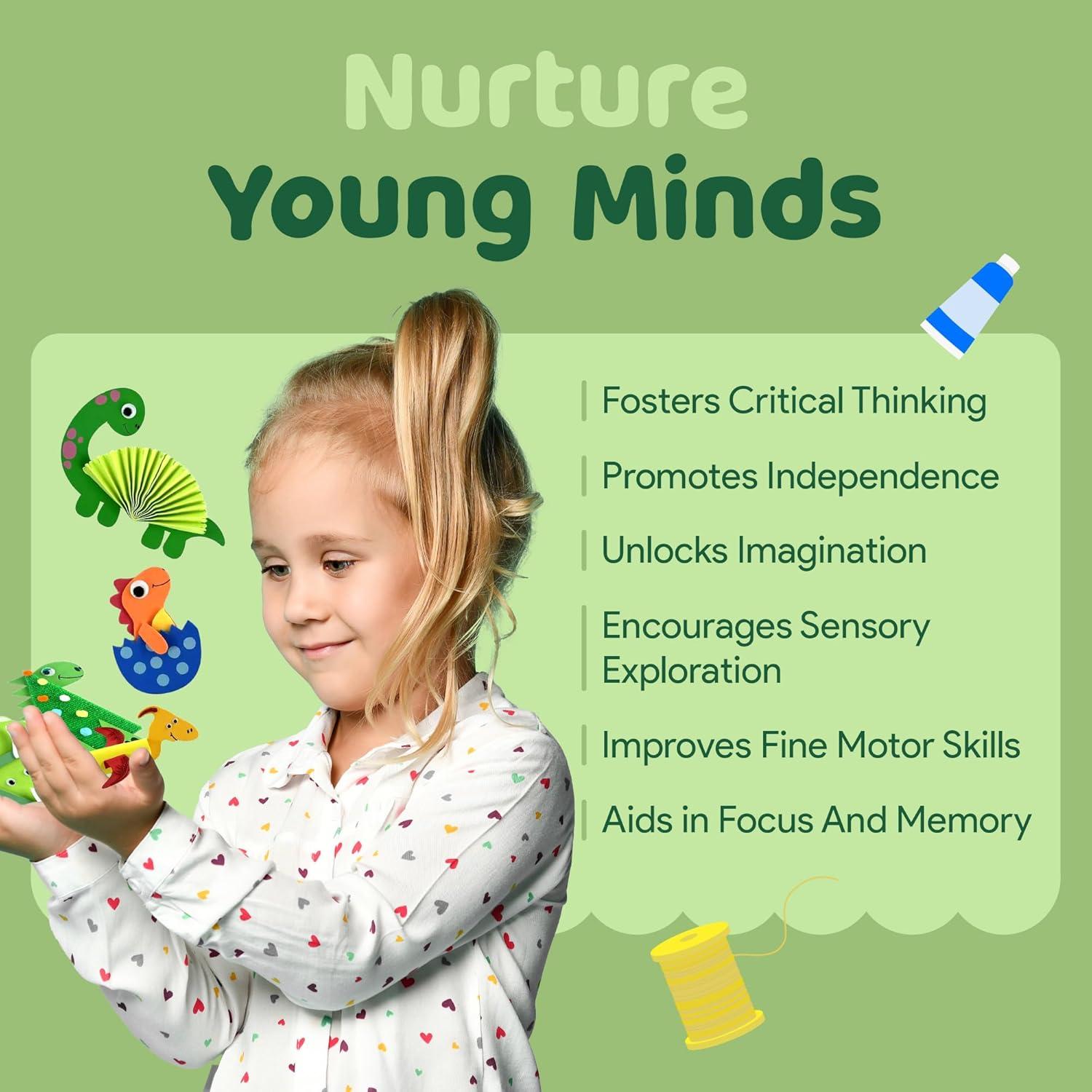 Caja de Manualidades Dinosaurios Mumaloo - 10 Proyectos Creativos