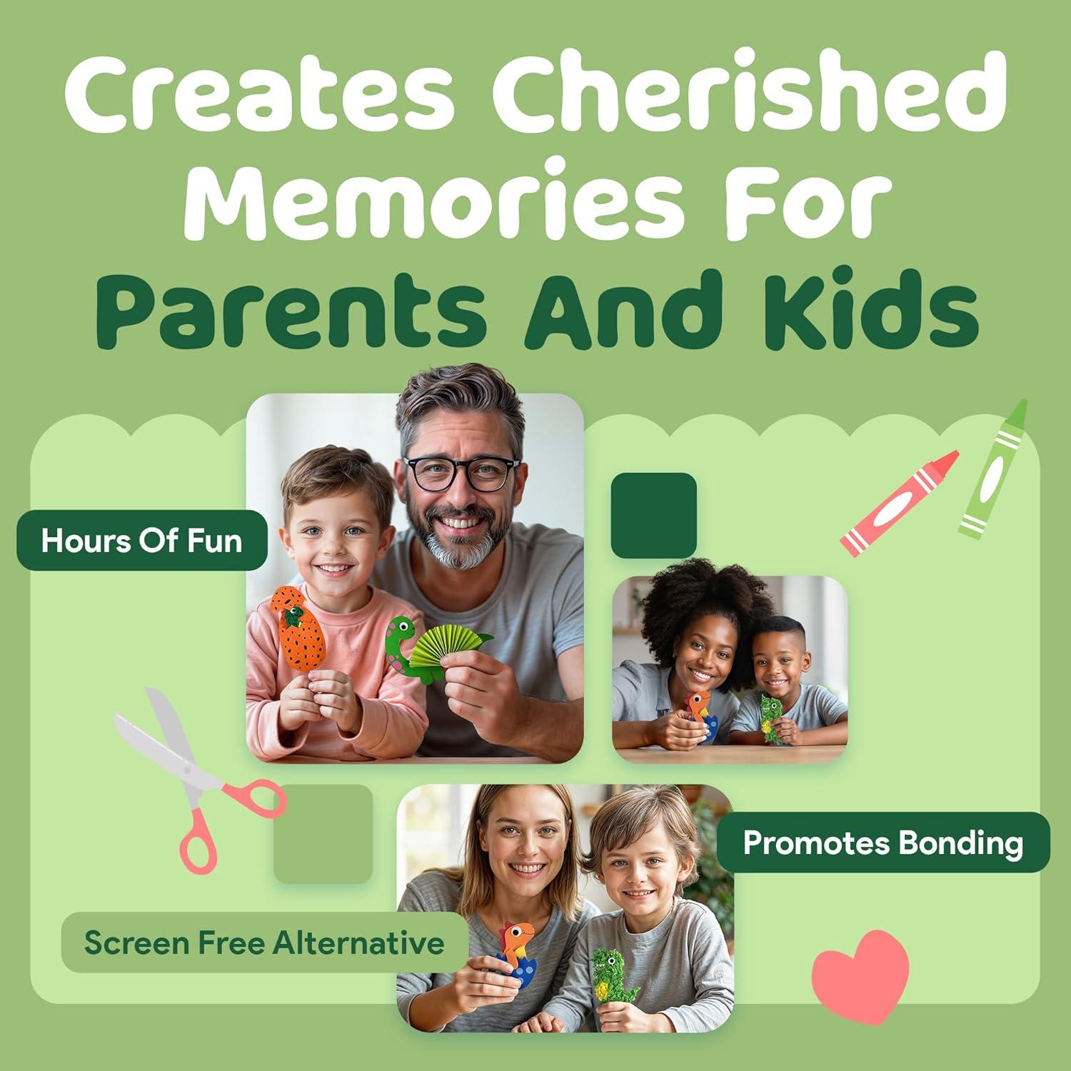 Caja de Manualidades Dinosaurios Mumaloo - 10 Proyectos Creativos