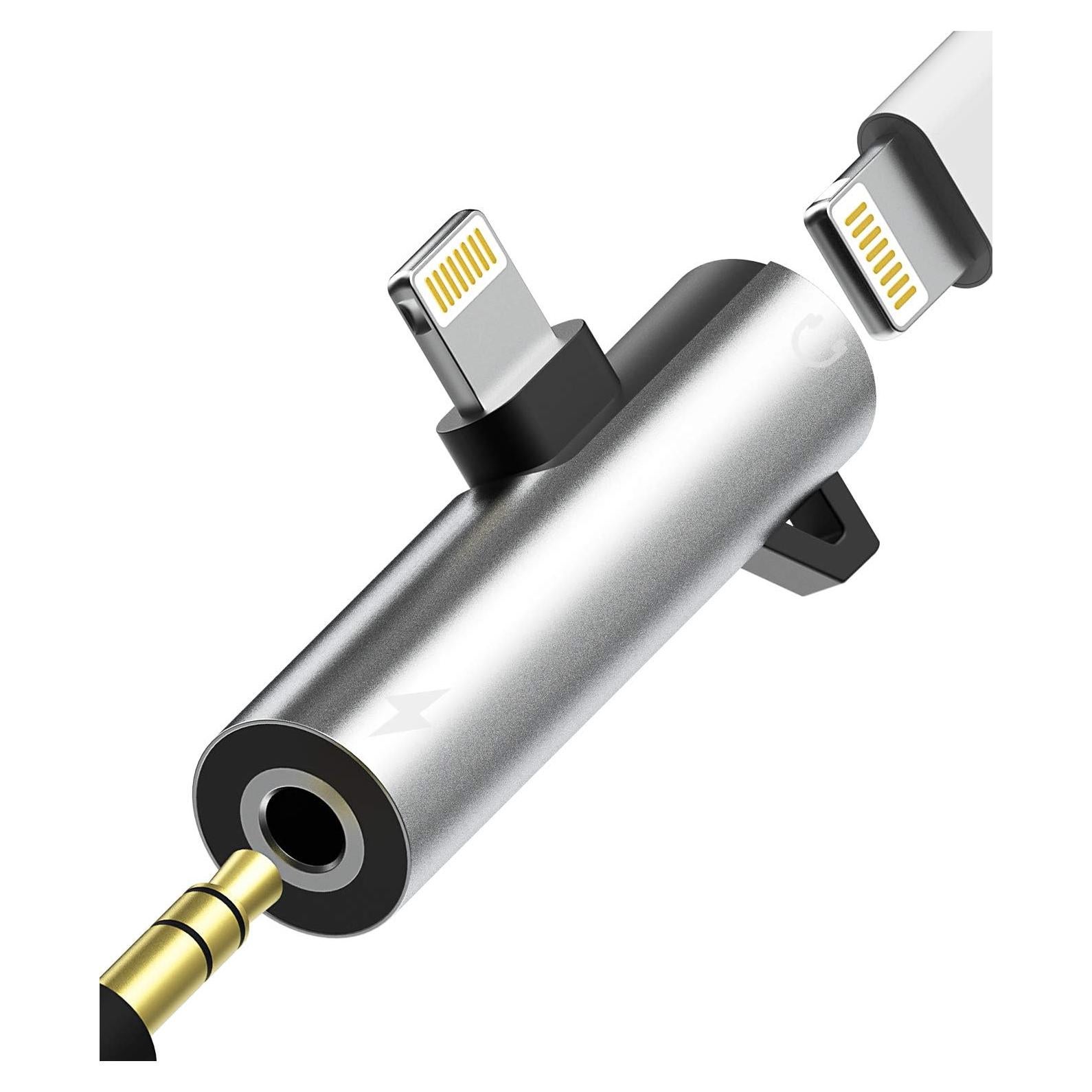 Adaptador Lightning a Jack 3.5mm Jekruyi para iPhone