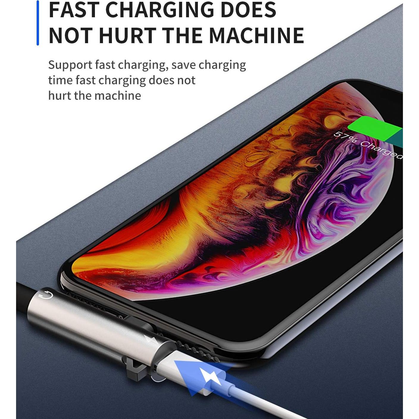 Adaptador Lightning a Jack 3.5mm Jekruyi para iPhone