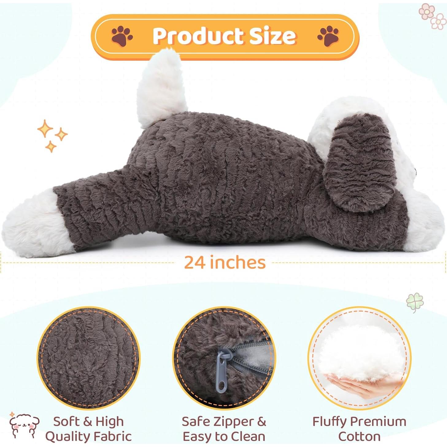 Perro de Peluche Calentable MorisMos 61cm 1.81kg