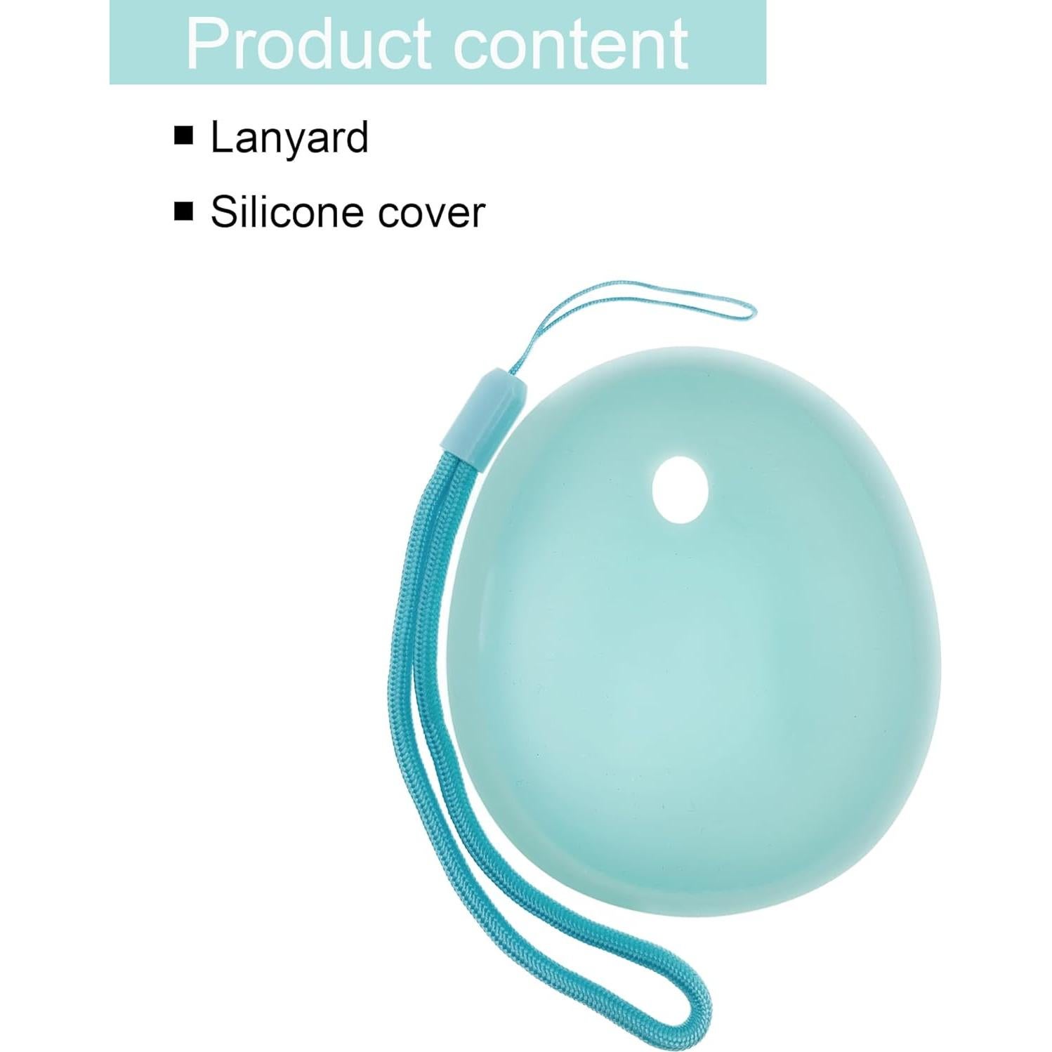 Cubierta de Silicona Azul para Tamagotchi Pix con Correa