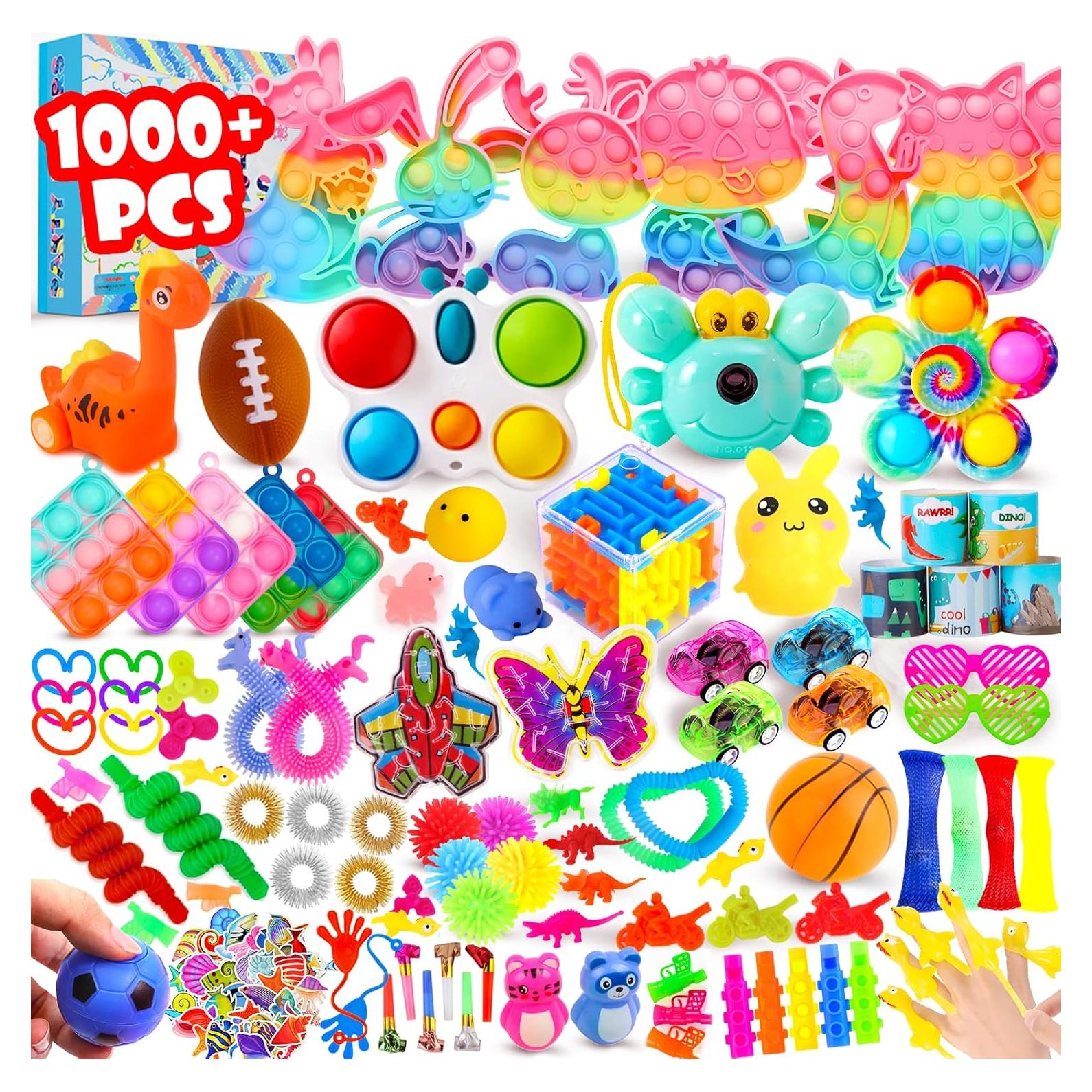 Paquete de 1000 Juguetes Antiestrés DKZ para Niños
