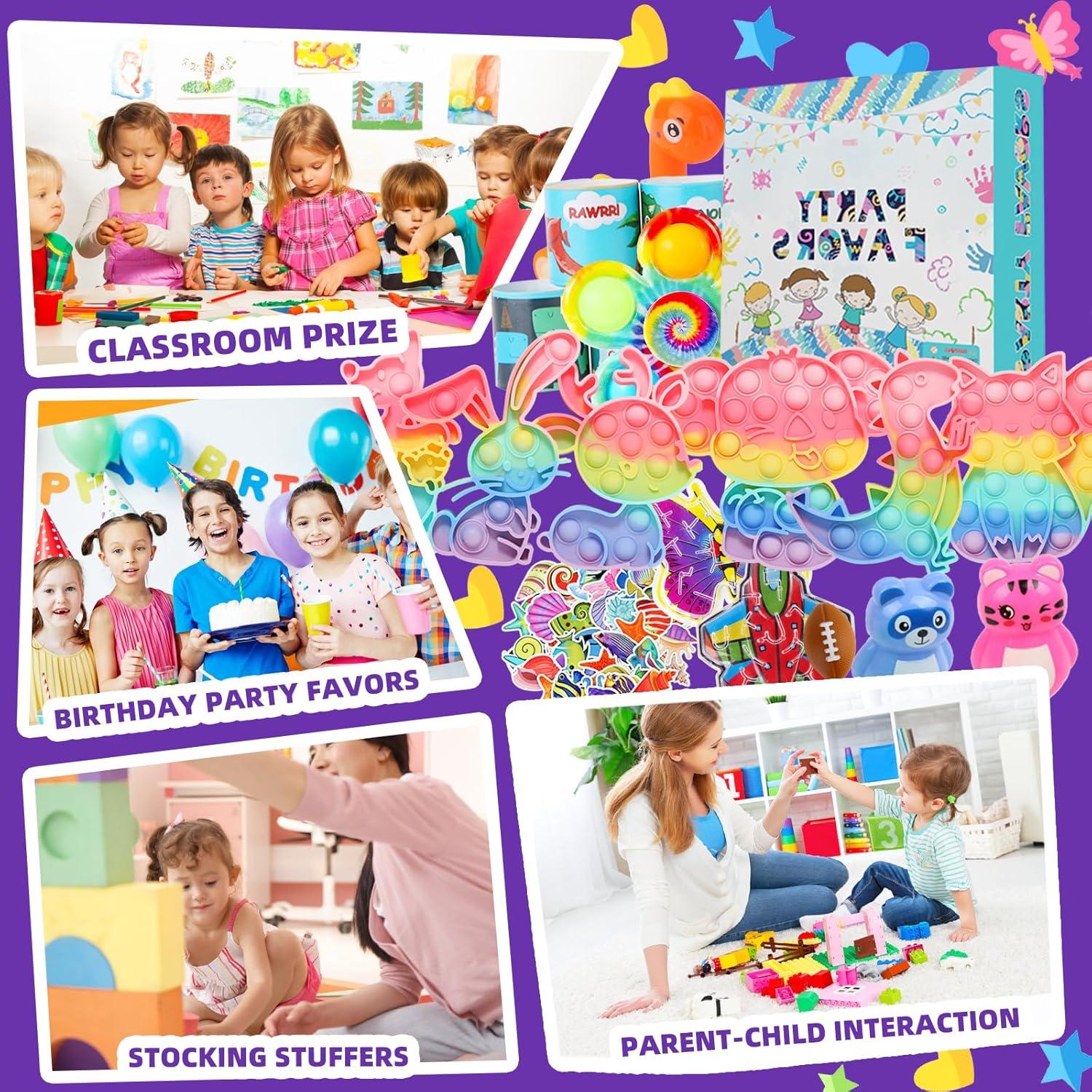 Paquete de 1000 Juguetes Antiestrés DKZ para Niños