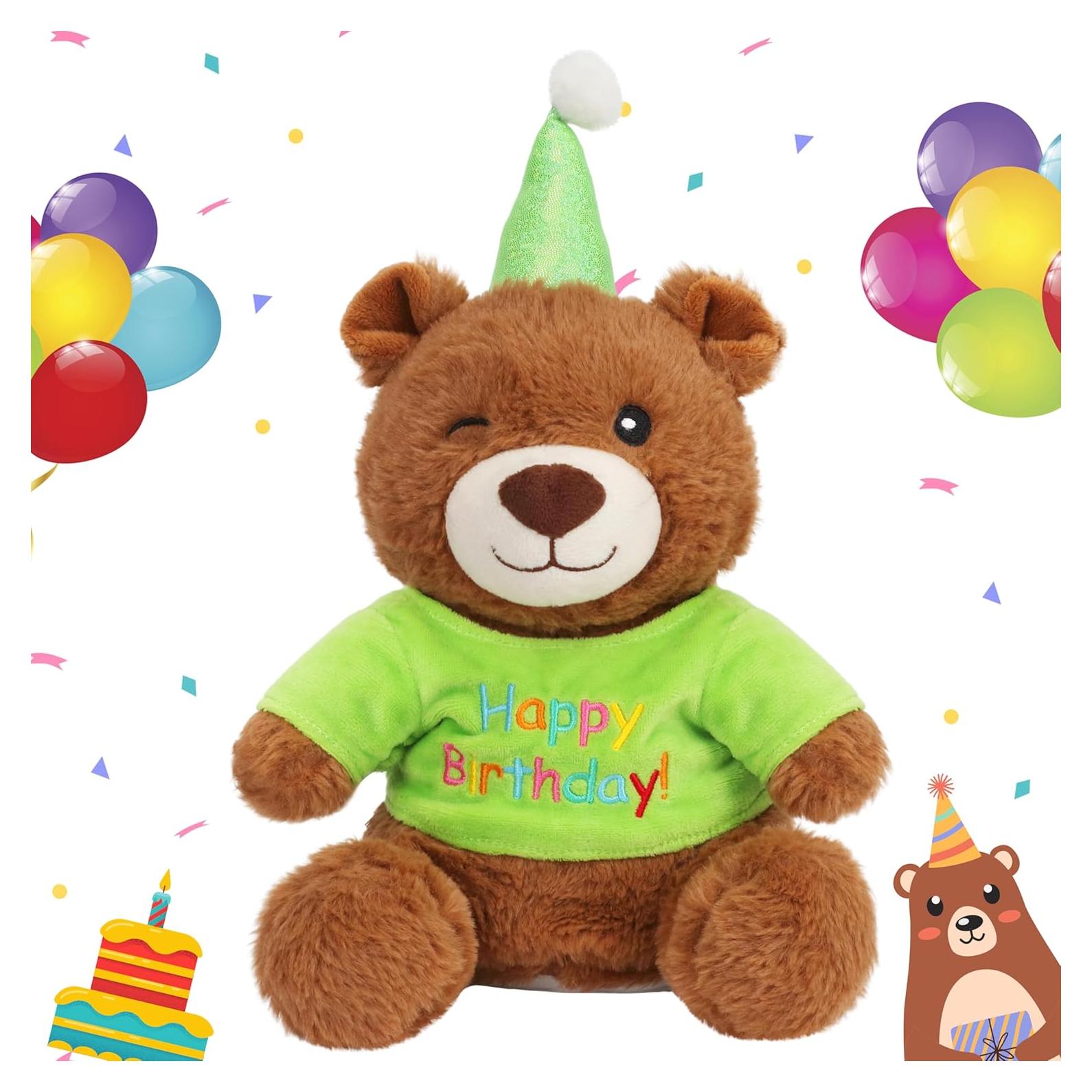 Osito Feliz Cumpleaños Musical Interactivo Cuteoy 25.4x22.9 cm