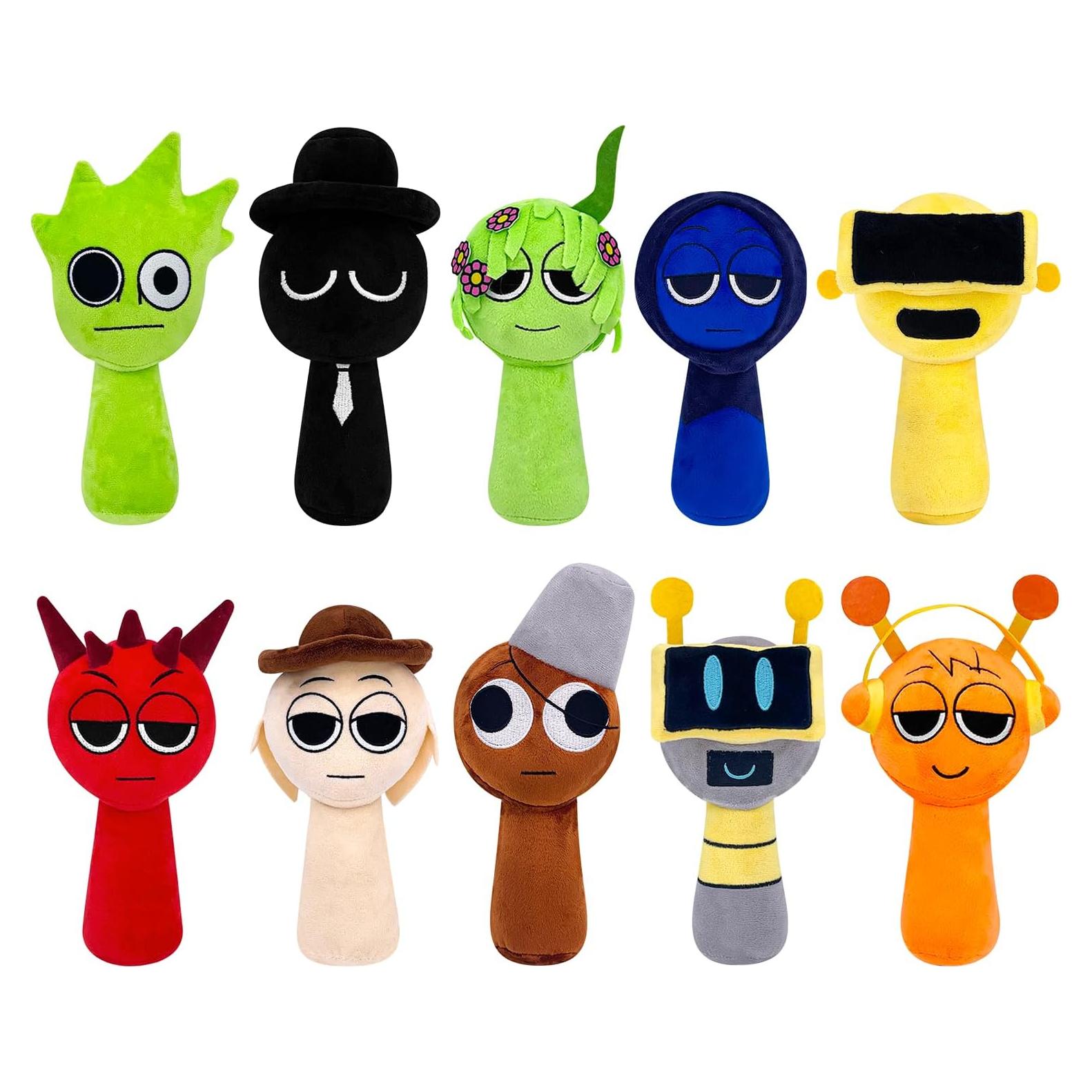 Juguete de Peluche Sprunki 25.4 cm Suave para Fans de Juegos